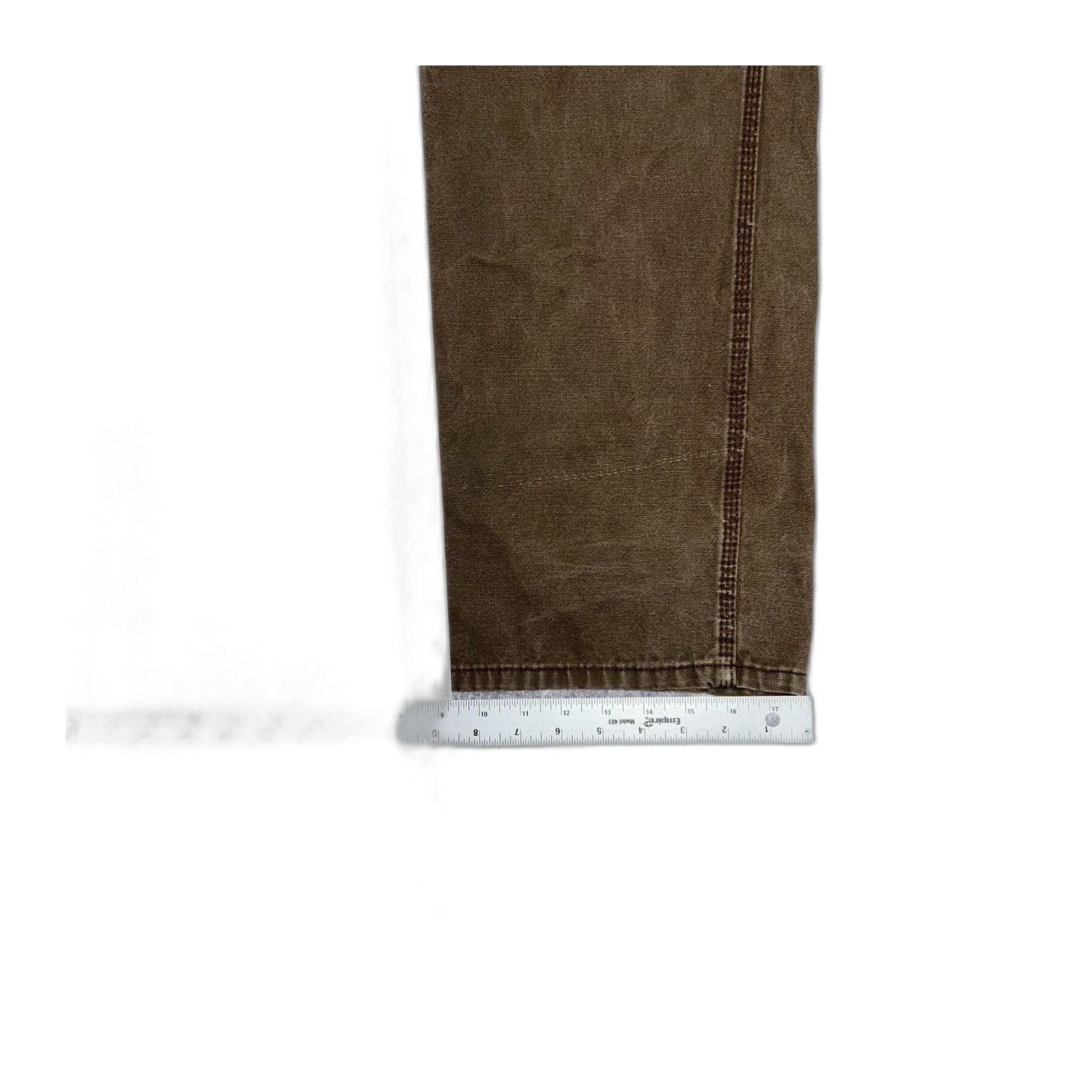 SCHMIDT Schmidt Workwear Canvas Carpenter Denim Jeans Brown Mens 34x Size US 34 / EU 50 - 4 Thumbnail