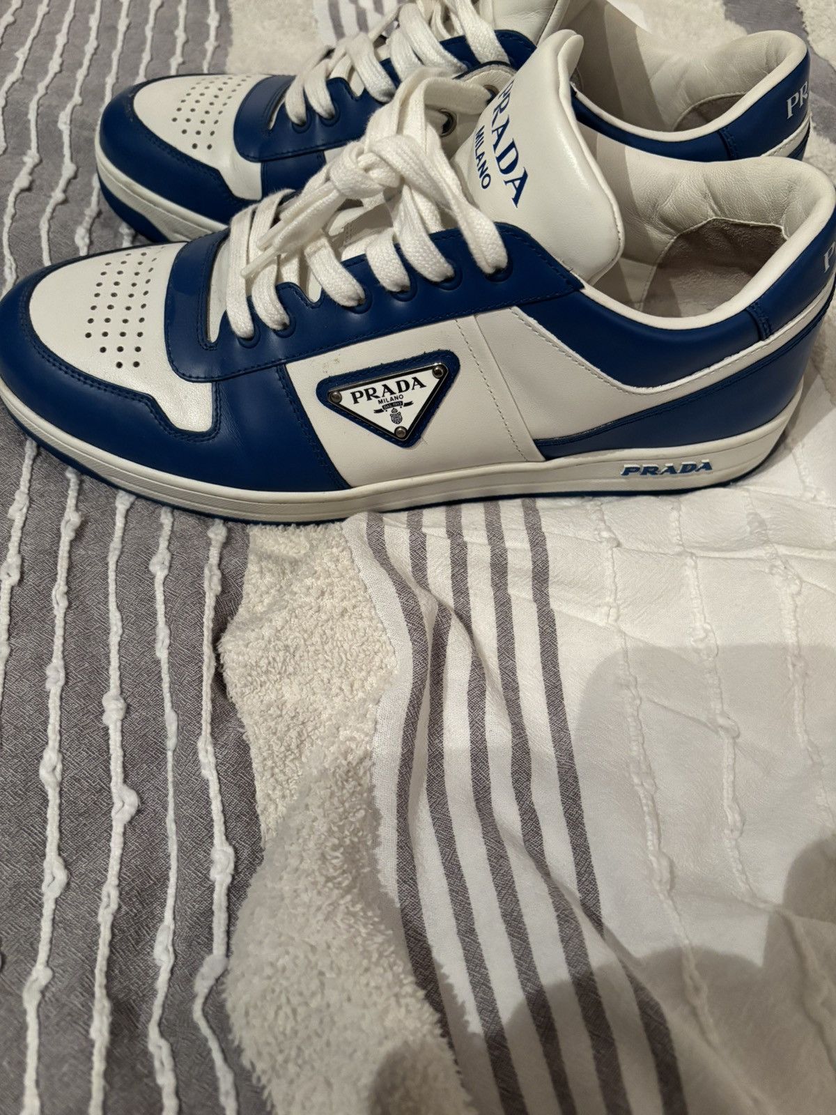Prada Downtown Leather Sneaker