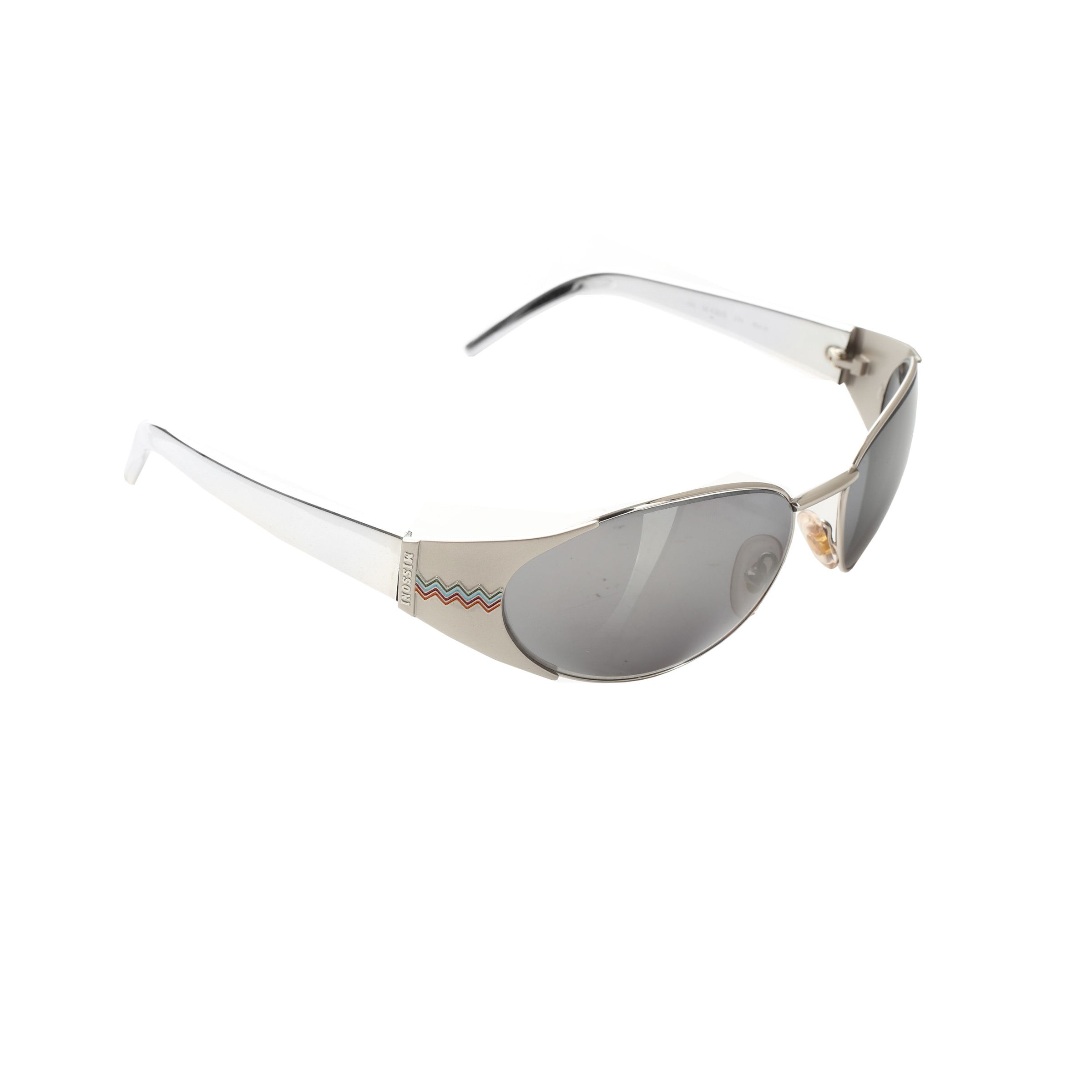 Missoni Missoni 90's Silver Oval Frame Sunglasses Size ONE SIZE - 3 Thumbnail
