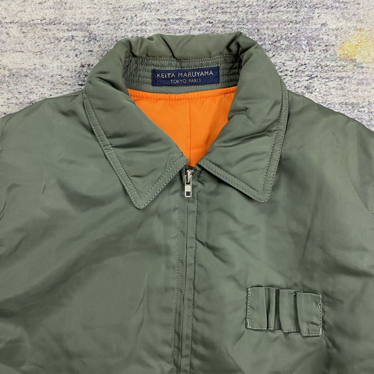 KEITAMARUYAMA Keita Maruyama hybrid bomber jacket Size US M / EU 48-50 / 2 - 7 Thumbnail