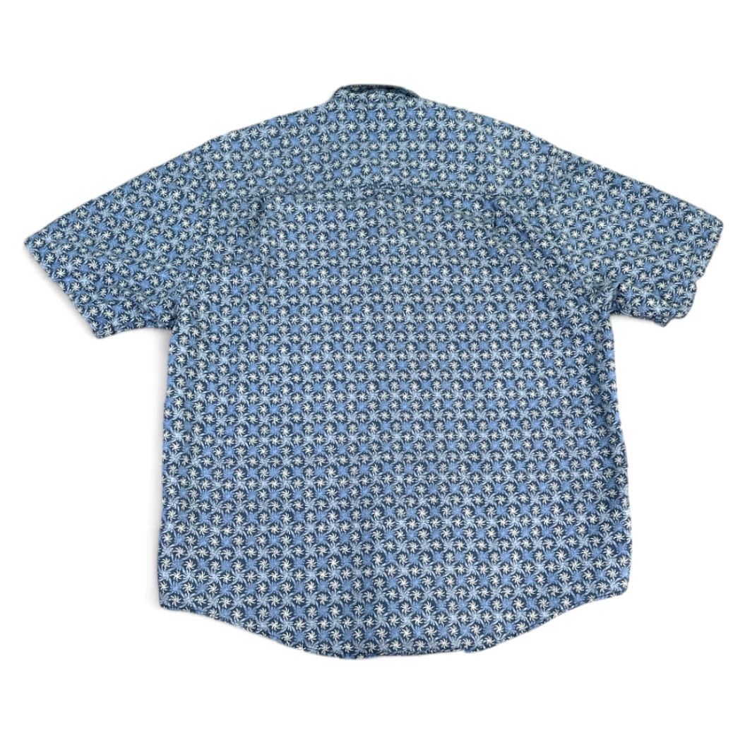 Eddie Bauer VINTAGE Eddie Bauer Shirt Adult LARGE Blue Linen Blend Pinwheel Oversized Y2K Size US L / EU 52-54 / 3 - 3 Thumbnail