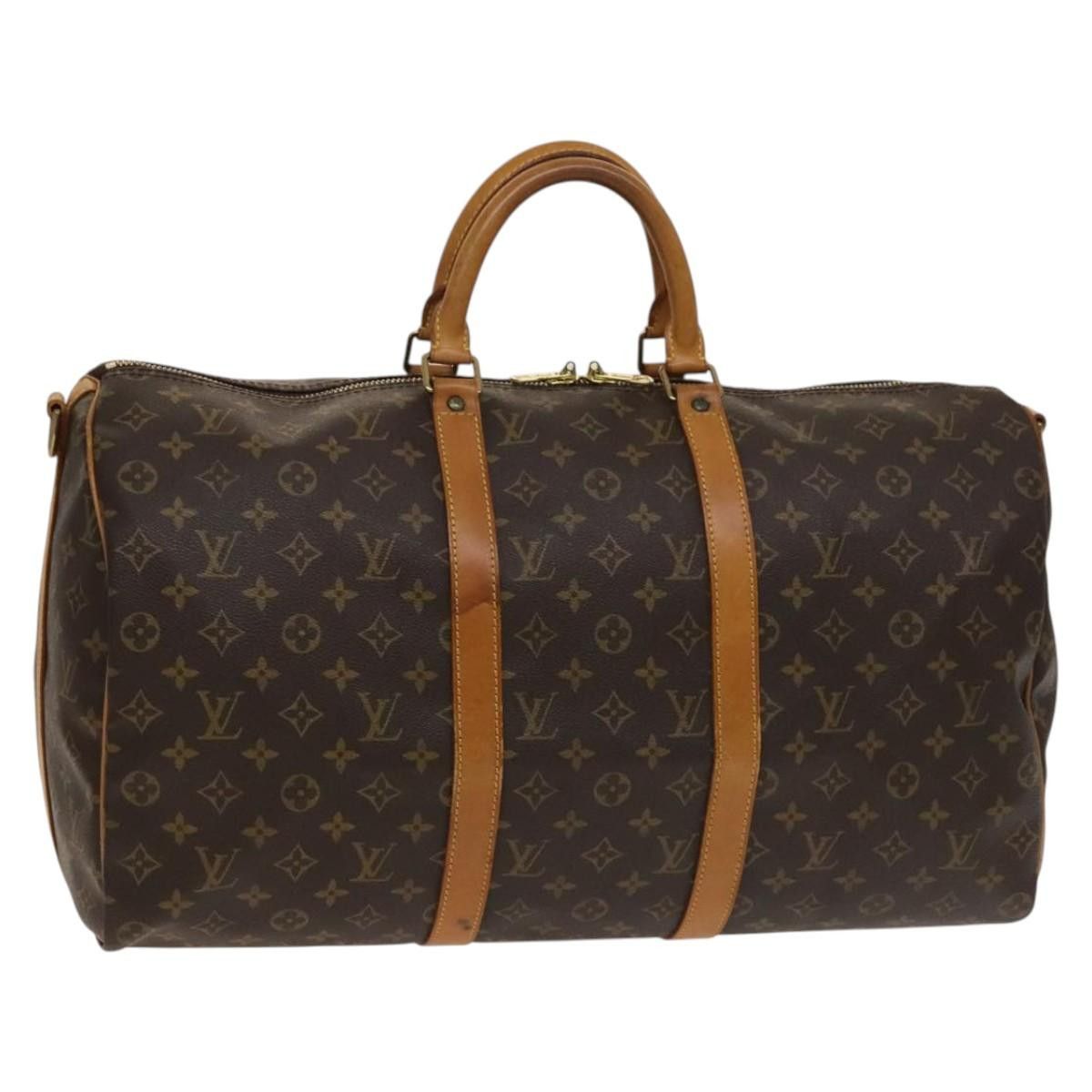 Louis Vuitton LOUIS VUITTON Monogram Keepall Bandouliere 50 Boston Bag Size ONE SIZE - 1 Thumbnail