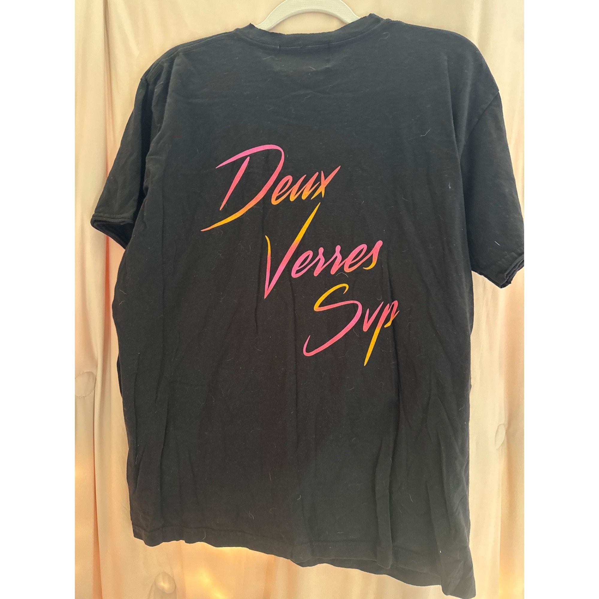 DOMREBEL Domrebel XL T-Shirt Champagne With Black Rhinestones EUC Size US XL / EU 56 / 4 - 4 Thumbnail