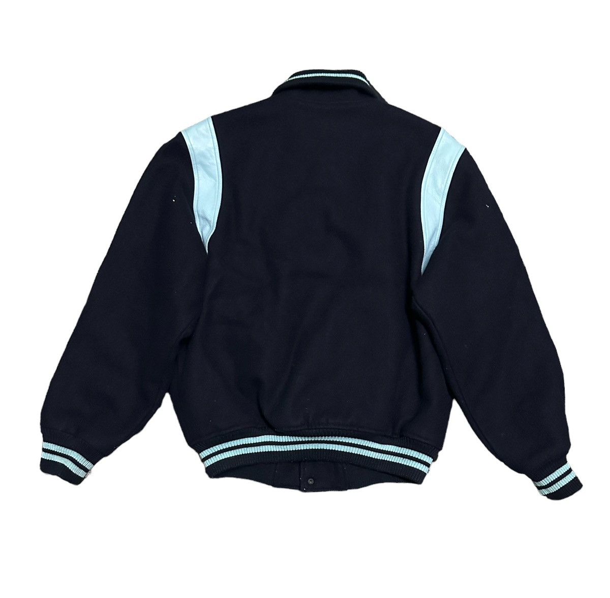 Japanese Brand Mcgregor wool leather varsity jacket Size US L / EU 52-54 / 3 - 5 Thumbnail