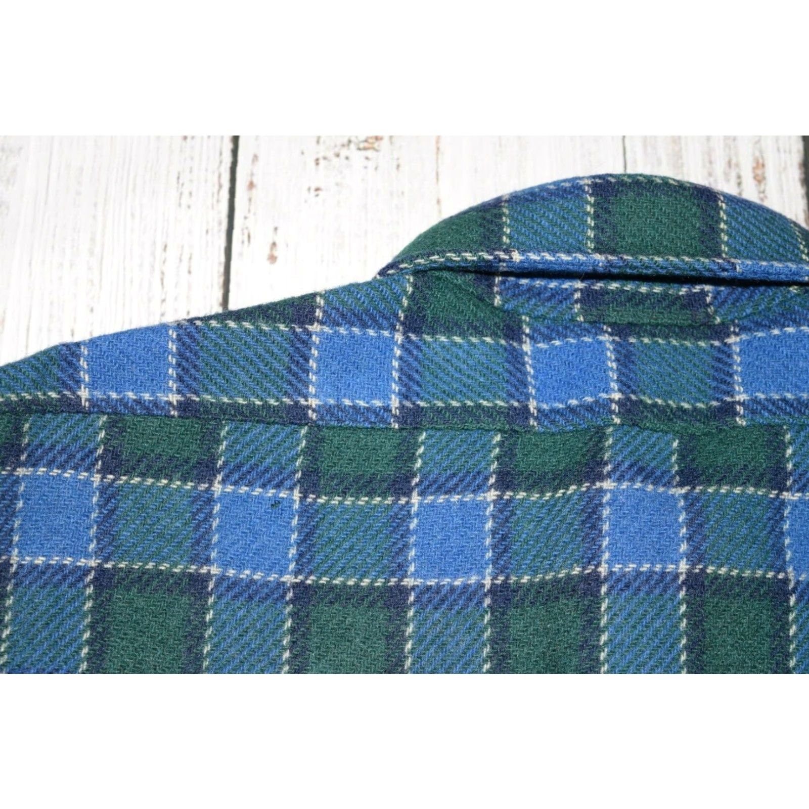Pendleton Vintage Pendleton Men's Heavy Wool Flannel Shirt Jacket 60s 70s Plaid Cruiser Size US M / EU 48-50 / 2 - 8 Thumbnail