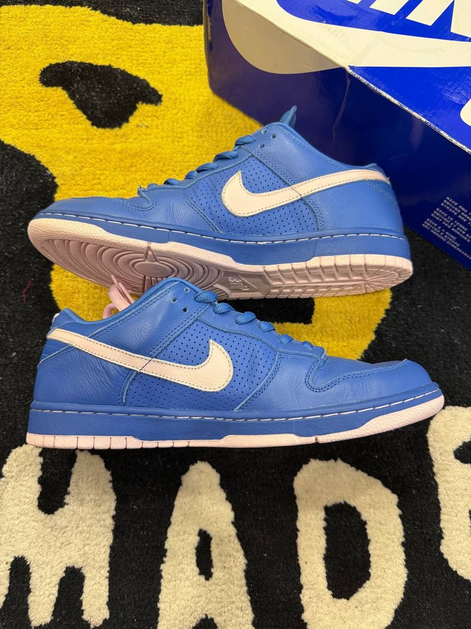 Nike Nike SB Dunk Low Varsity Blue Pink Ice (2009) 313170-462 Size US 10.5 / EU 43-44 - 3 Thumbnail