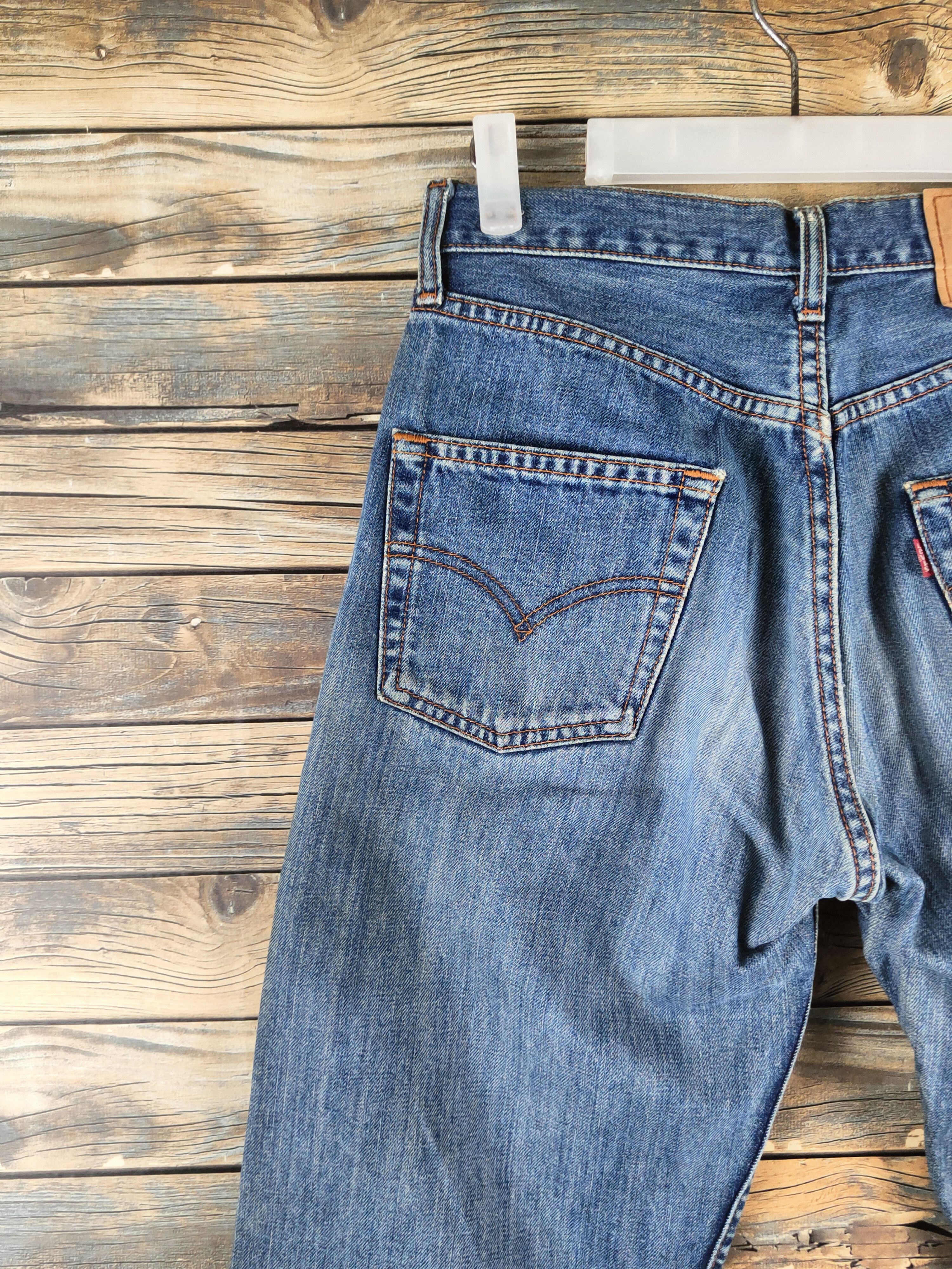 Levi's 512 Levi's Blue Distressed Ripped Jeans #S2808 Size US 28 / EU 44 - 9 Thumbnail