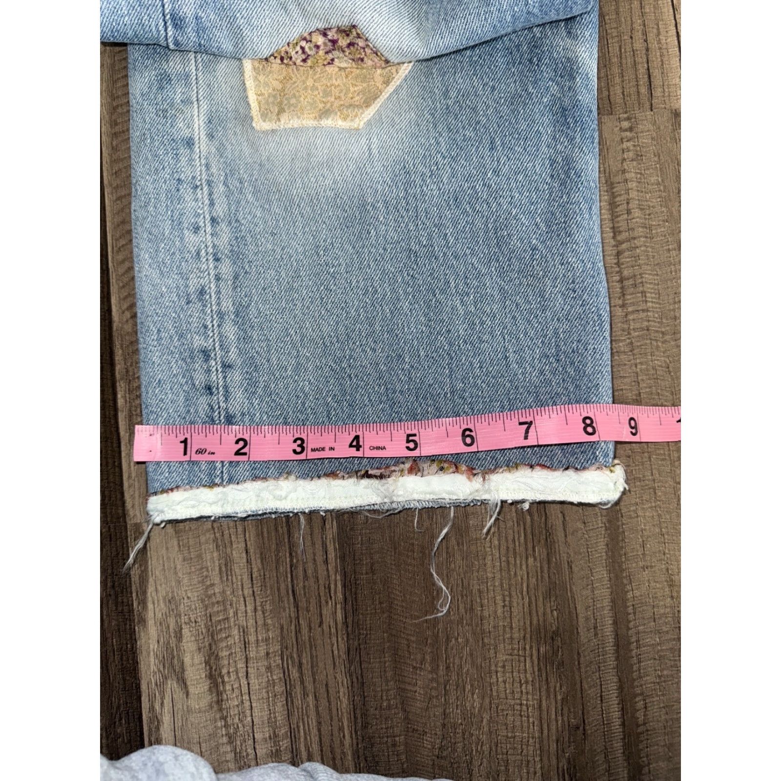 Levi's VINTAGE Levi’s Denim Jeans Blue 32x21 90s Patch Tapered Men Size US 32 / EU 48 - 8 Thumbnail