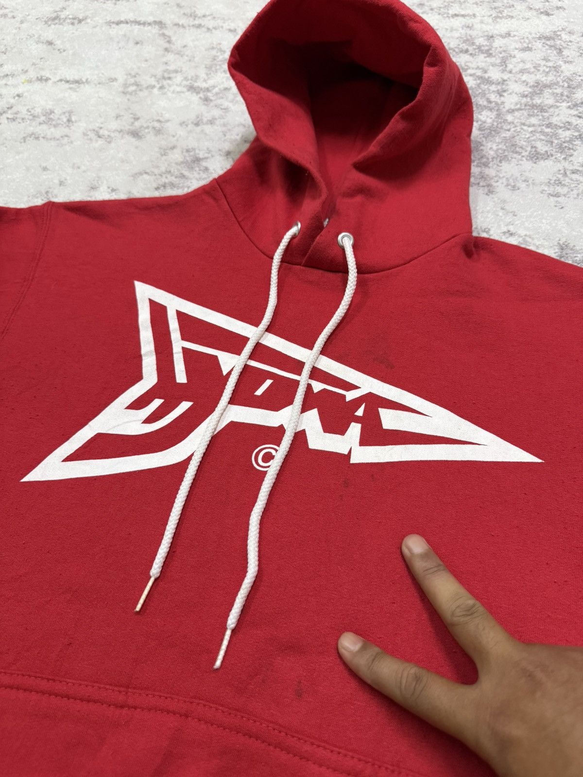 20471120 Vintage 90s Hyoma Logo Pullover Sweater Hoodie Size US S / EU 44-46 / 1 - 5 Thumbnail