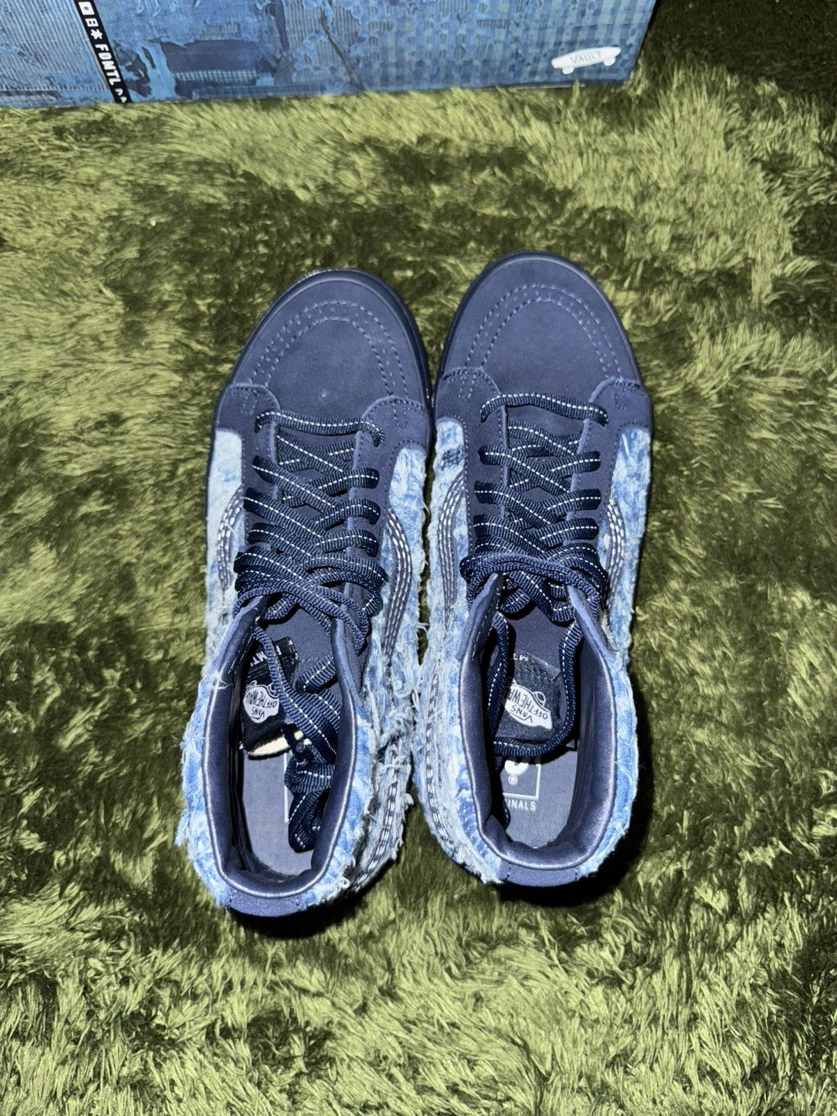 Vans [US 11] Vans Vault x FDMTL japanese boro denim Sk8-Hi Size US 11 / EU 44 - 3 Thumbnail