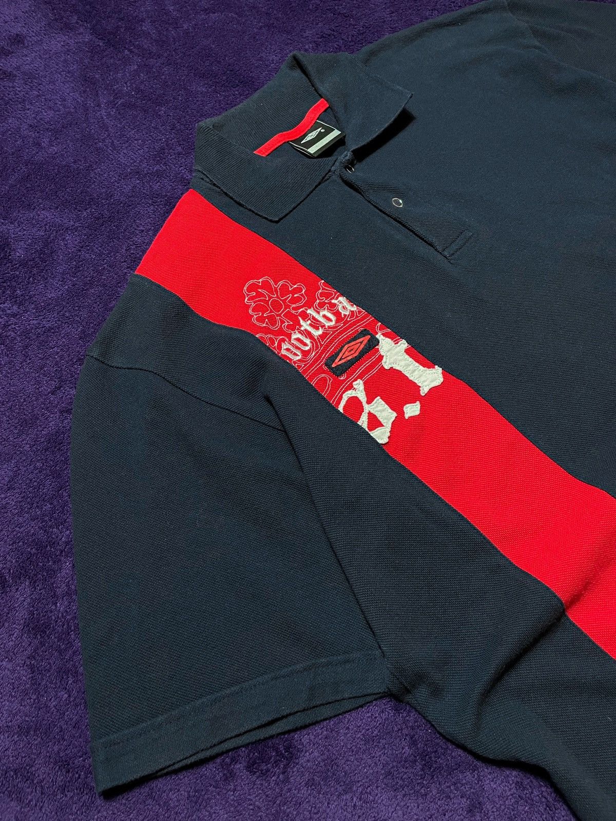 Umbro × Vintage Umbro British football league vinatge retro polo Size US L / EU 52-54 / 3 - 3 Thumbnail