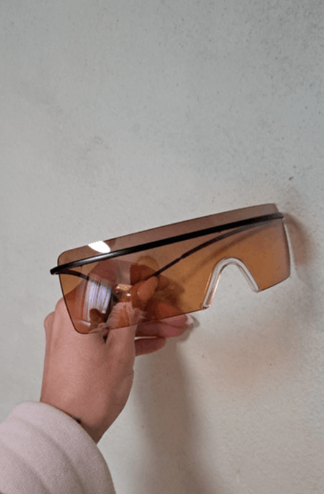 Chanel × Vintage CHANEL Sunglasses 4045 Mask Visor Rimless Ski Shield 4033 Size ONE SIZE - 1 Thumbnail