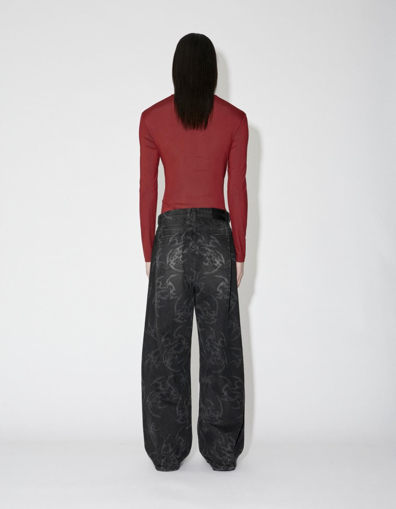 Han Kjobenhavn !DS! SS23 Han Kjobenhavn Logo Stretch Jersey Red Turtleneck Size US S / EU 44-46 / 1 - 2 Thumbnail