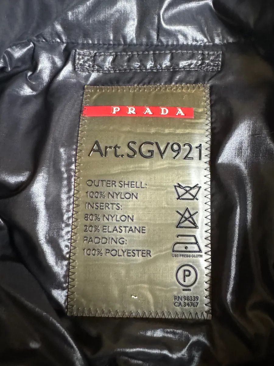 Prada AW2009 Prada Light Tactical Black Puffer Jacket Size US M / EU 48-50 / 2 - 9 Thumbnail