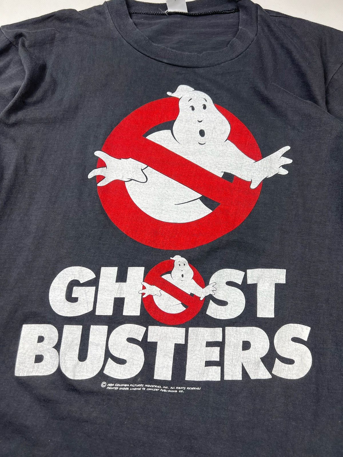 Vintage Vintage 80s ghost busters Movie Promo graphic t shirt rare Size US L / EU 52-54 / 3 - 9 Thumbnail