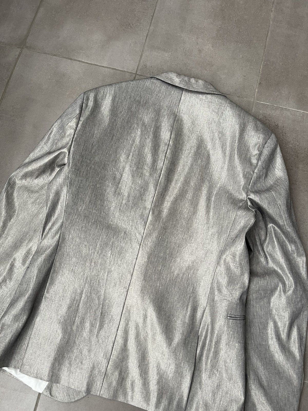 DRYKORN !DS! SS23 Drykorn Foil Gray Blazer Jacket Size US M / EU 48-50 / 2 - 12 Thumbnail