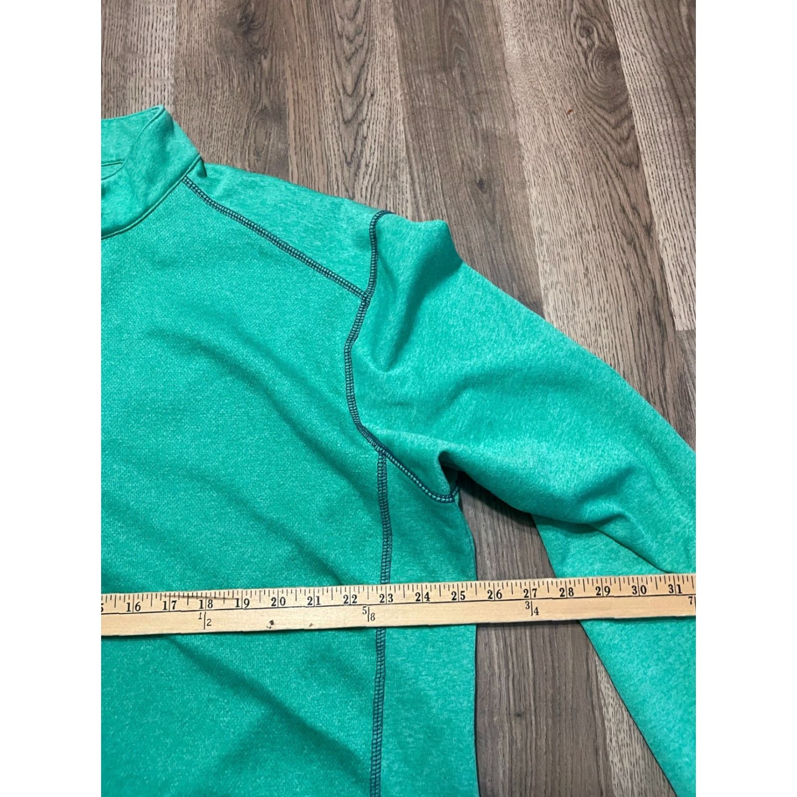 Vintage Pebble Beach Sweatshirt Women’s XL Green 1/4 Zip Pullover Long Sleeve Casual Modern Shirt Pullover Mens Womens Girls? Size XL / US 12-14 / IT 48-50 - 5 Thumbnail