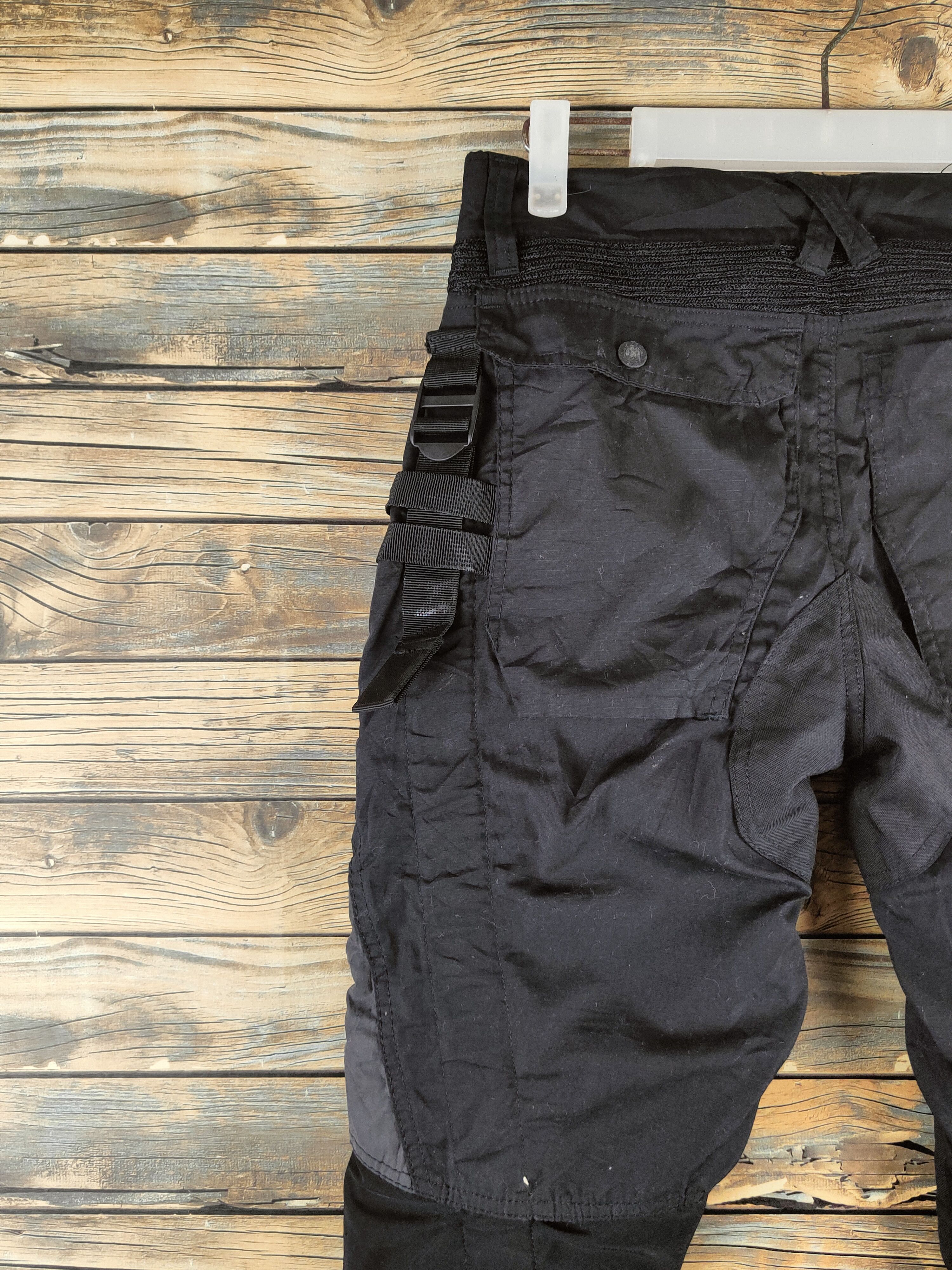 Japanese Brand DL Cordura FieldCore bikers Black cargo Sweatpants #S2893 Size US 30 / EU 46 - 10 Thumbnail