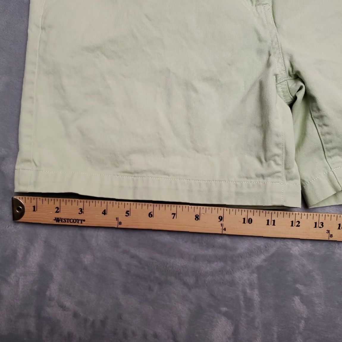 Vintage VINTAGE LL Bean Shorts Womens 10 Regular Green Cotton Twill Chino Outdoor Casual Gorp Size 32" / US 10 / IT 46 - 7 Thumbnail
