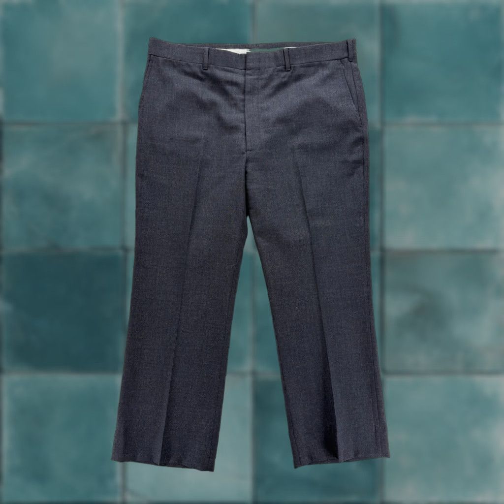 Vintage VINTAGE Kuppenheimer Dress Pants Mens 38x28 Gray Wool Flat Front Regular Fit 90s Mens Clothing Pants Wool Gray Flat Front Regular 90s Size US 36 / EU 52 - 1 Thumbnail