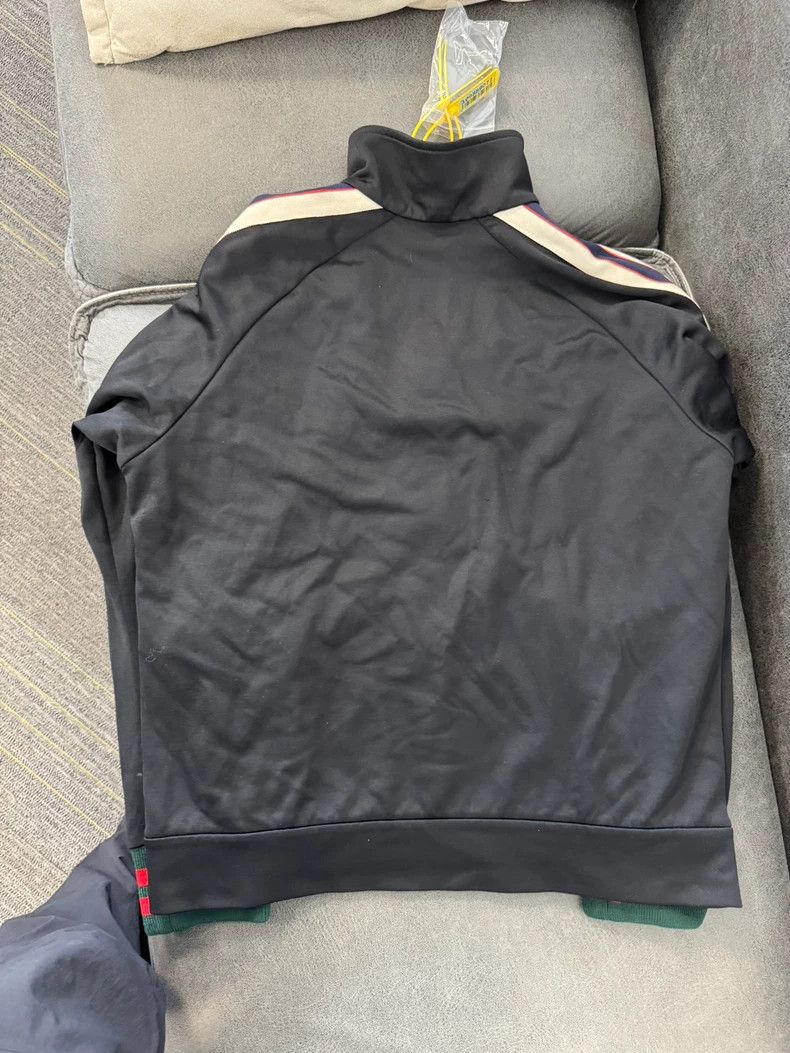 Gucci Gucci Striped zipper classic school uniform jacket Size US L / EU 52-54 / 3 - 2 Thumbnail