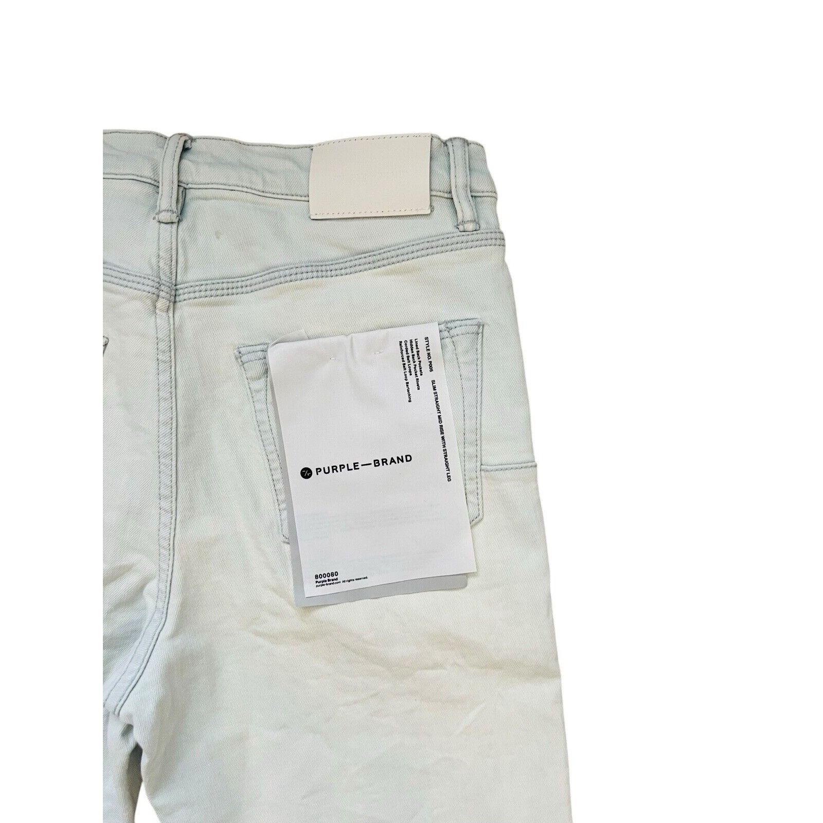 Purple Brand Purple Brand Jeans Men Slim Straight Blue P005 Size 29/30 Size US 29 - 6 Thumbnail