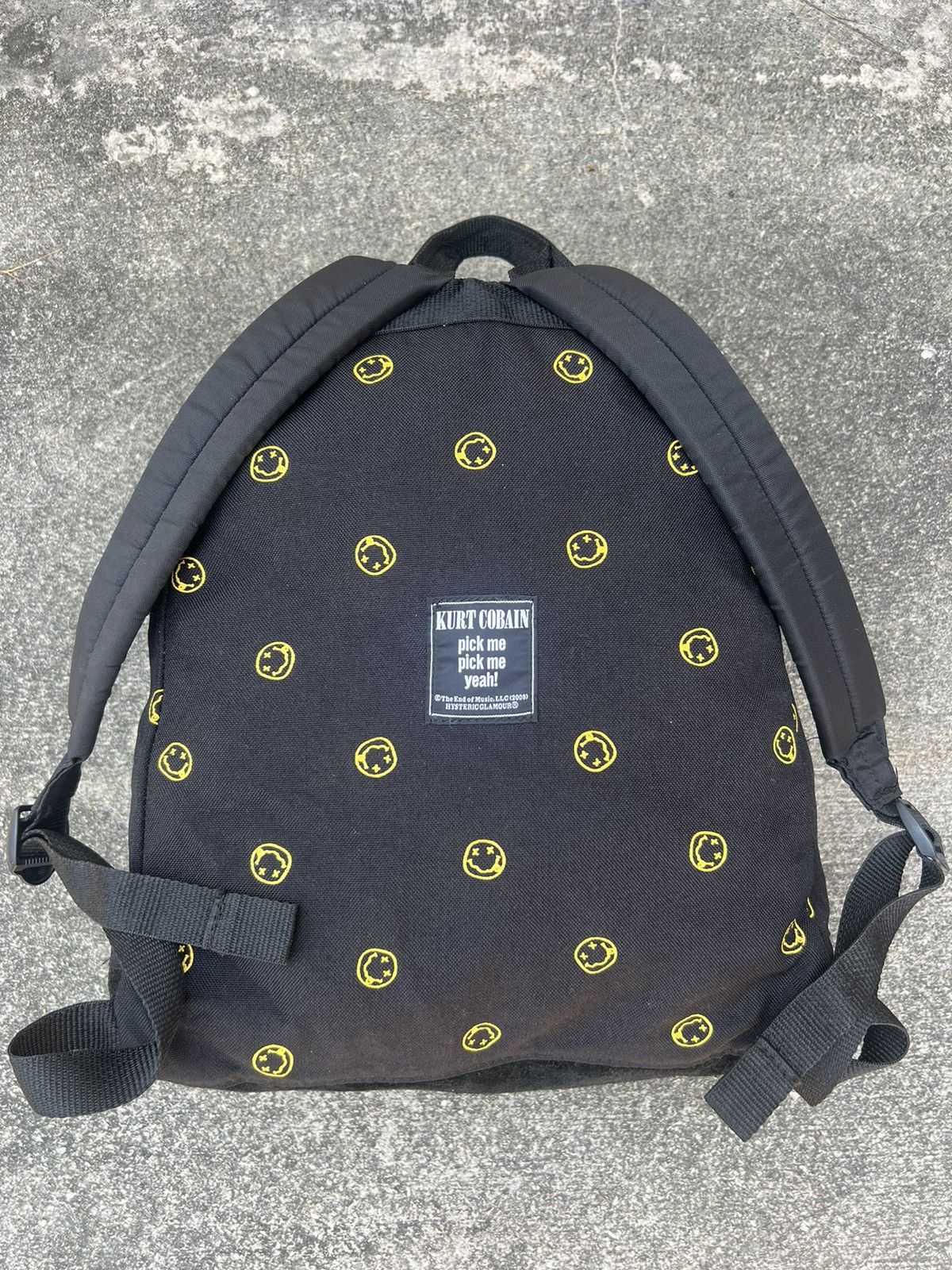 Nirvana HG X Nirvana Kurt Cobain Pick Me Yeah! Backpack Bag Size ONE SIZE - 14 Thumbnail