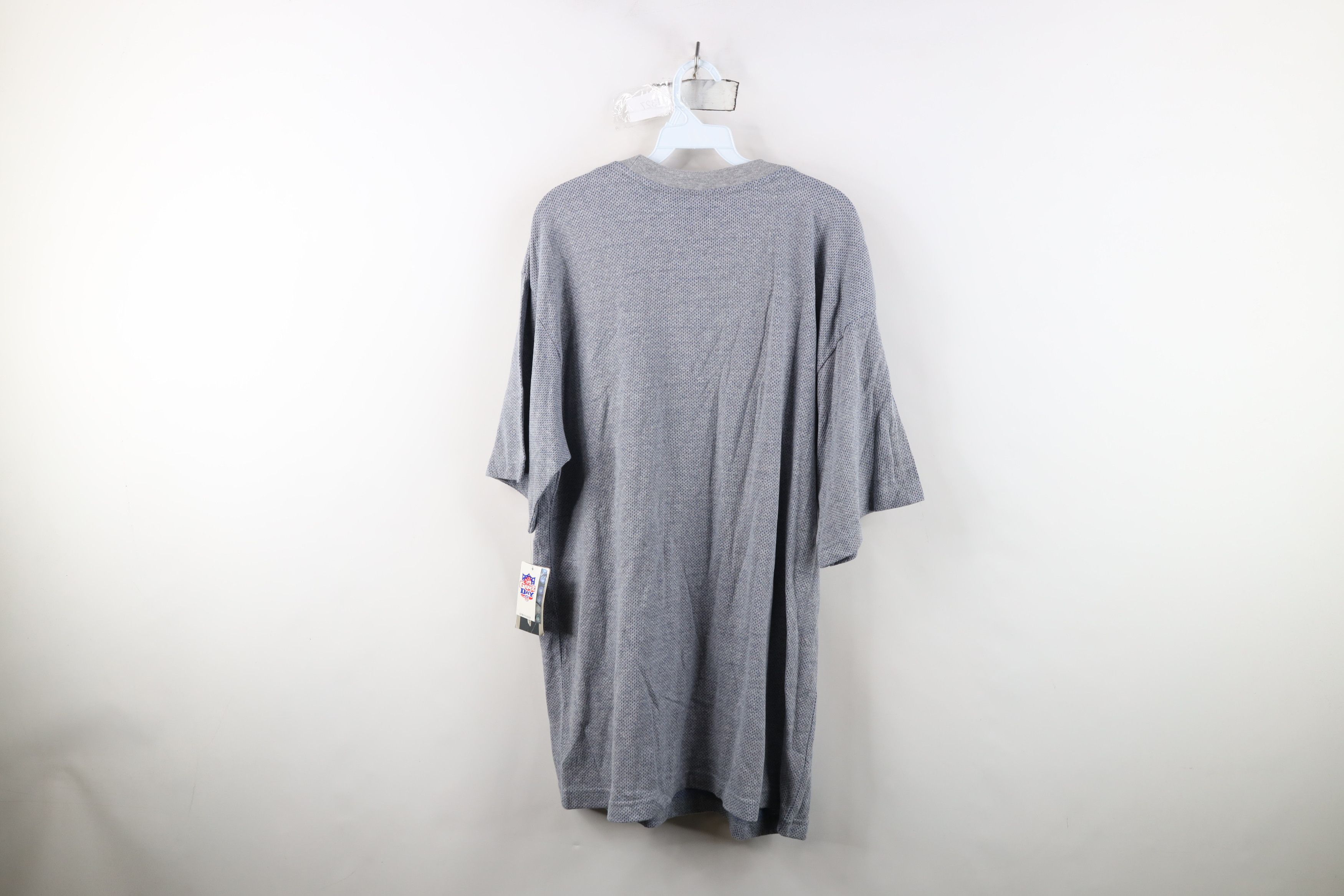 Vintage Deadstock Vintage 90s Y2K Colts Football Knit T-Shirt Size US L / EU 52-54 / 3 - 8 Thumbnail