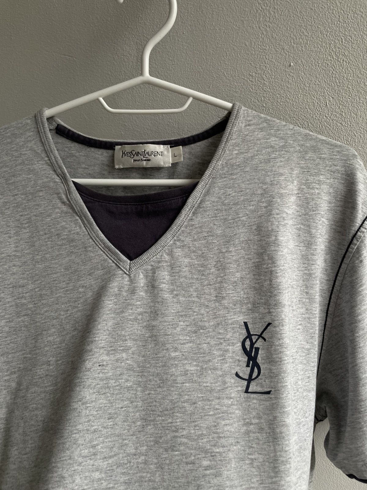 Yves Saint Laurent YSL T-Shirt Vintage 1990 90s Men