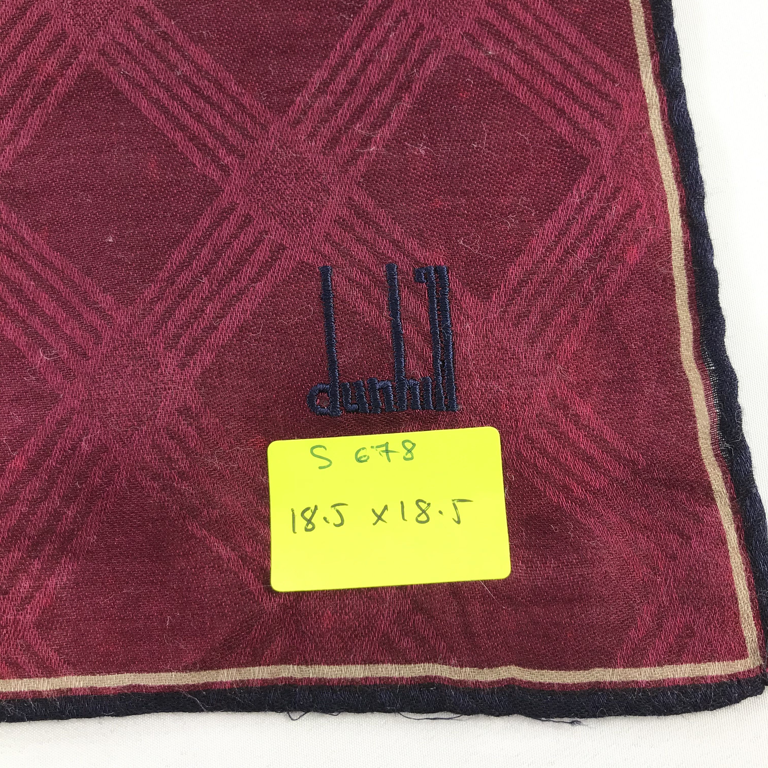 Alfred Dunhill × Vintage Dunhill Bandana / Handkerchief / Neckerchief - S678 Size ONE SIZE - 5 Thumbnail