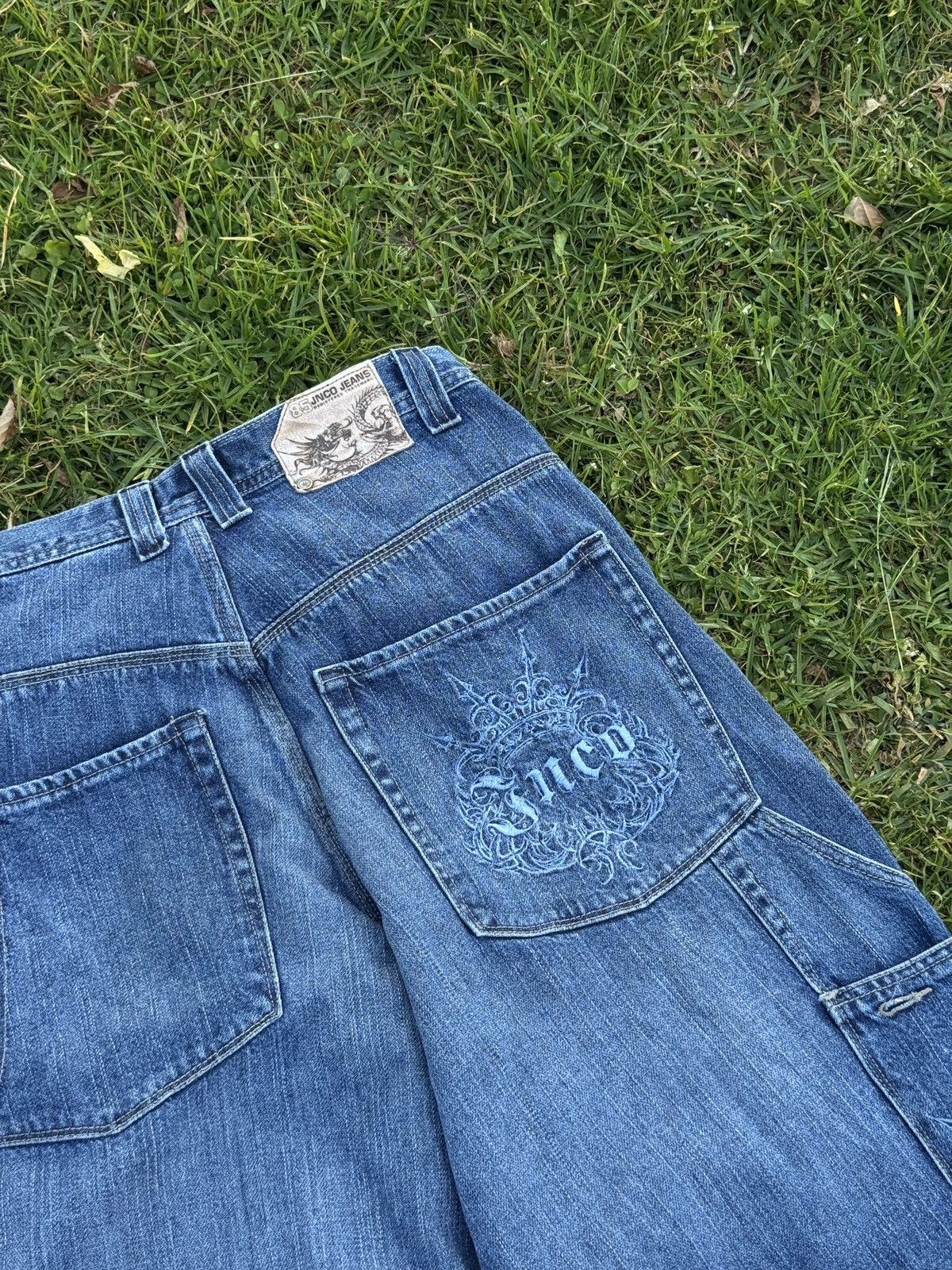 JNCO JNCO Wide Leg Baggy Carpenter Blue Jeans Size US 32 / EU 48 - 2 Thumbnail