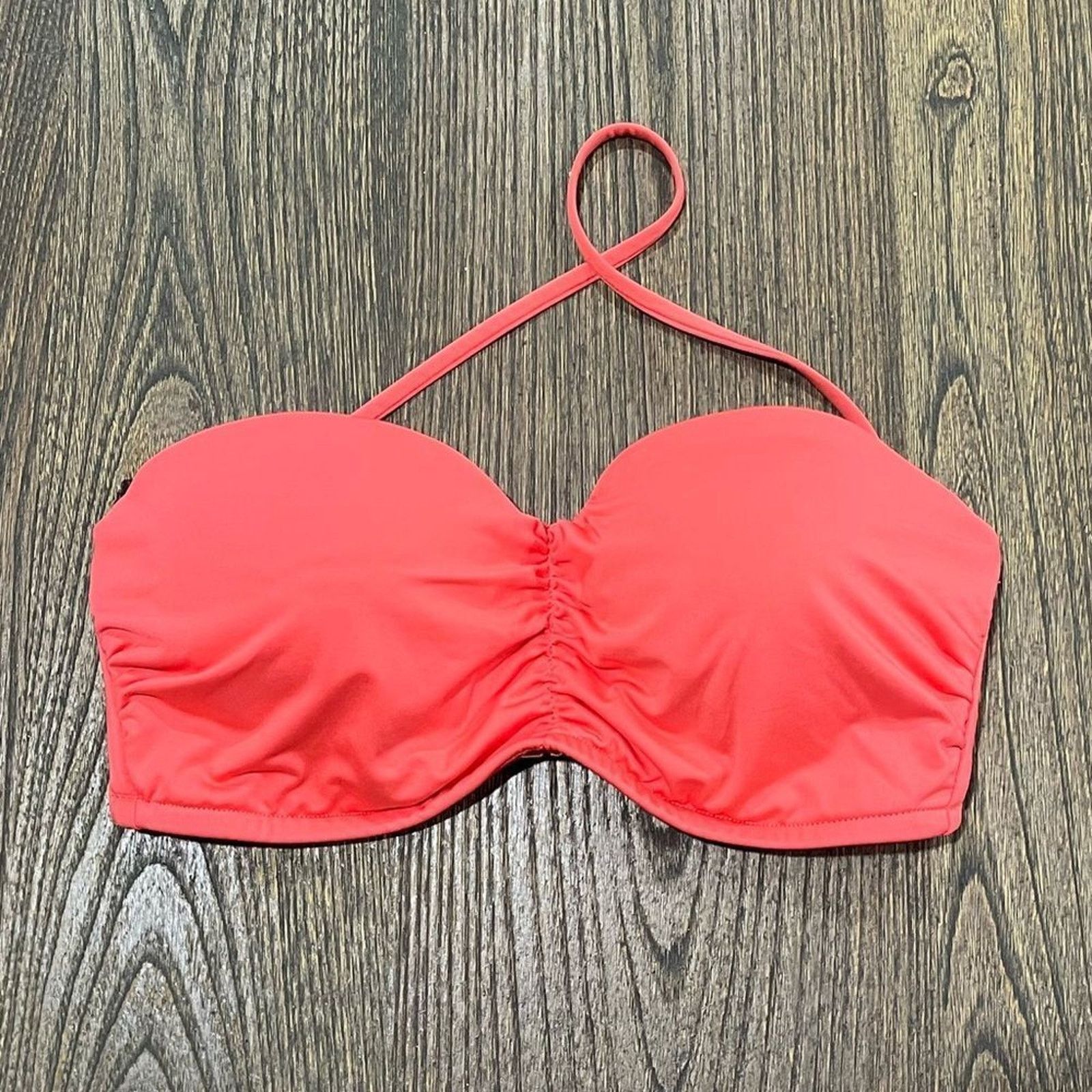 Vintage NWOT PINK Victorias Secret Swim Bandeau Bikini Strapless 32C Size ONE SIZE - 1 Thumbnail