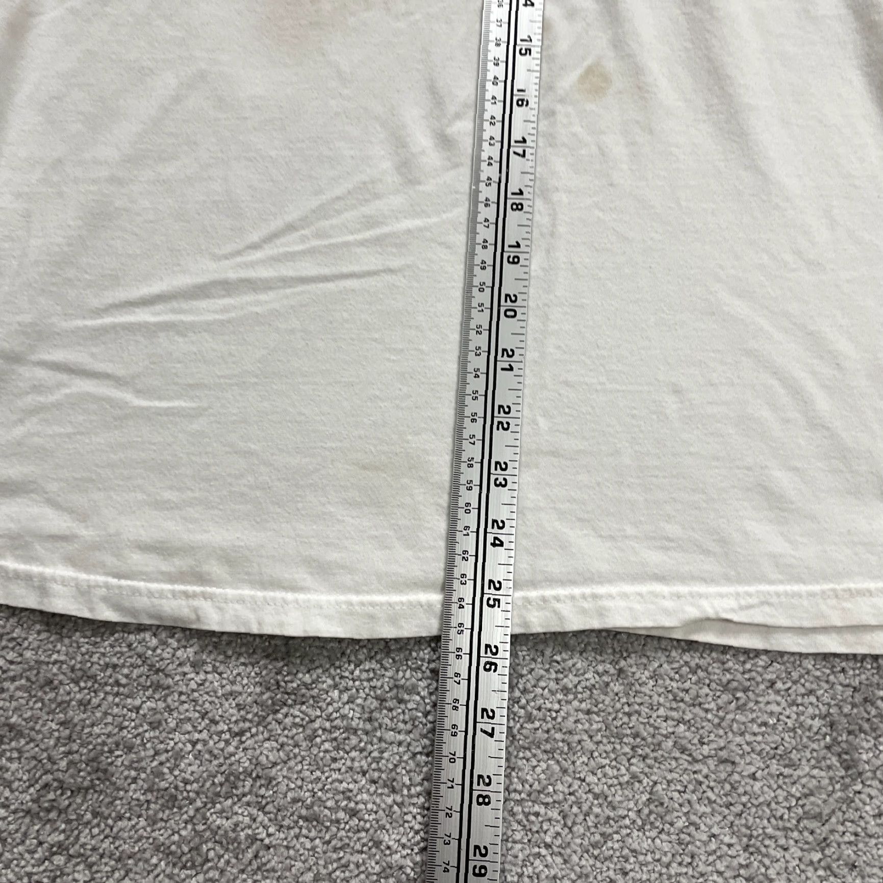 Logo 7 Columbia Shirt Mens Large White Short Sleeve Cotton Logo Outdoor Hiking Adult Regular T-Shirt White 90s Outdoor Mens Size US L / EU 52-54 / 3 - 7 Thumbnail