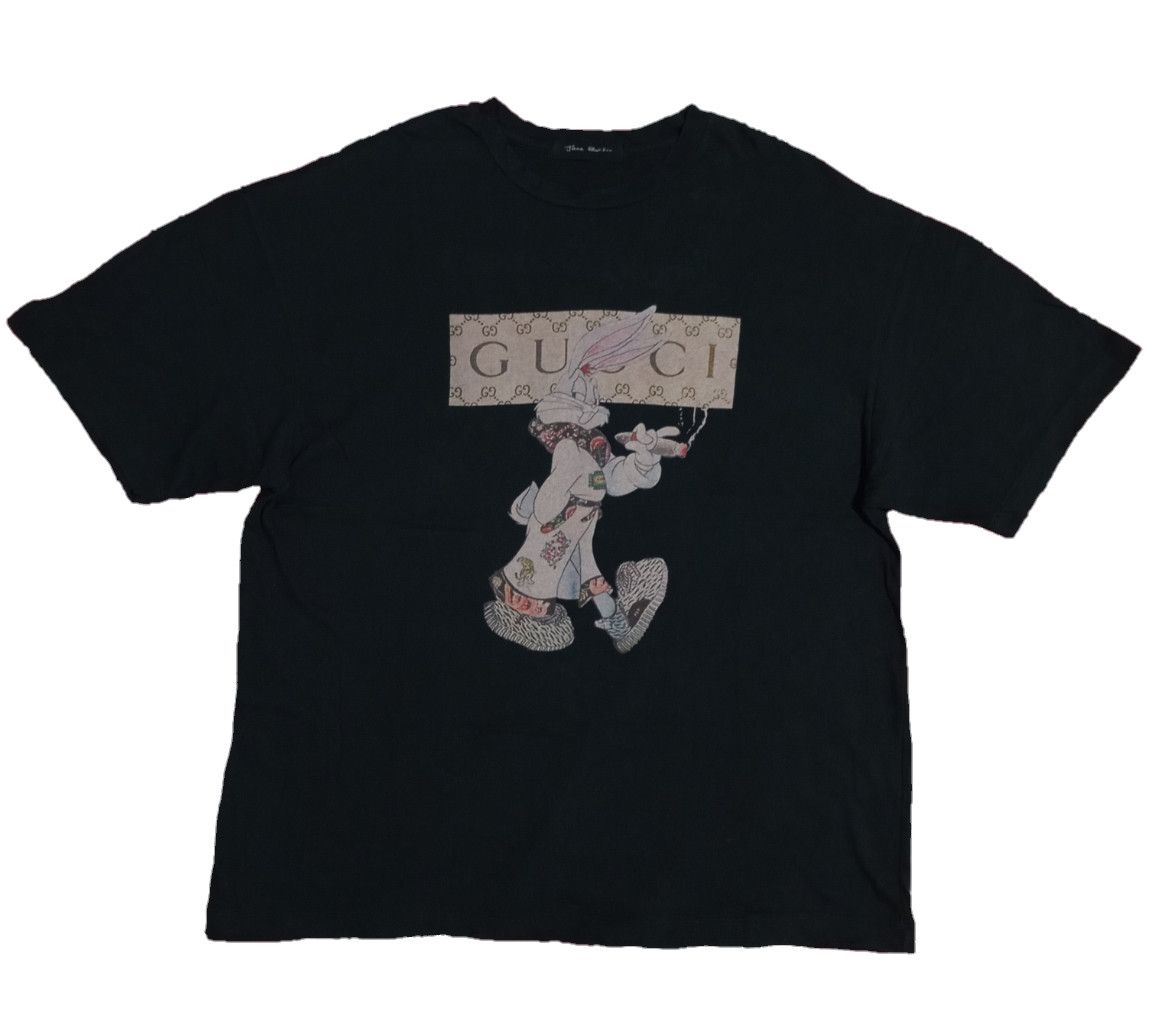 image of Vintage Jane Birkin Gucci Tshirt in Black, Men's (Size Medium)
