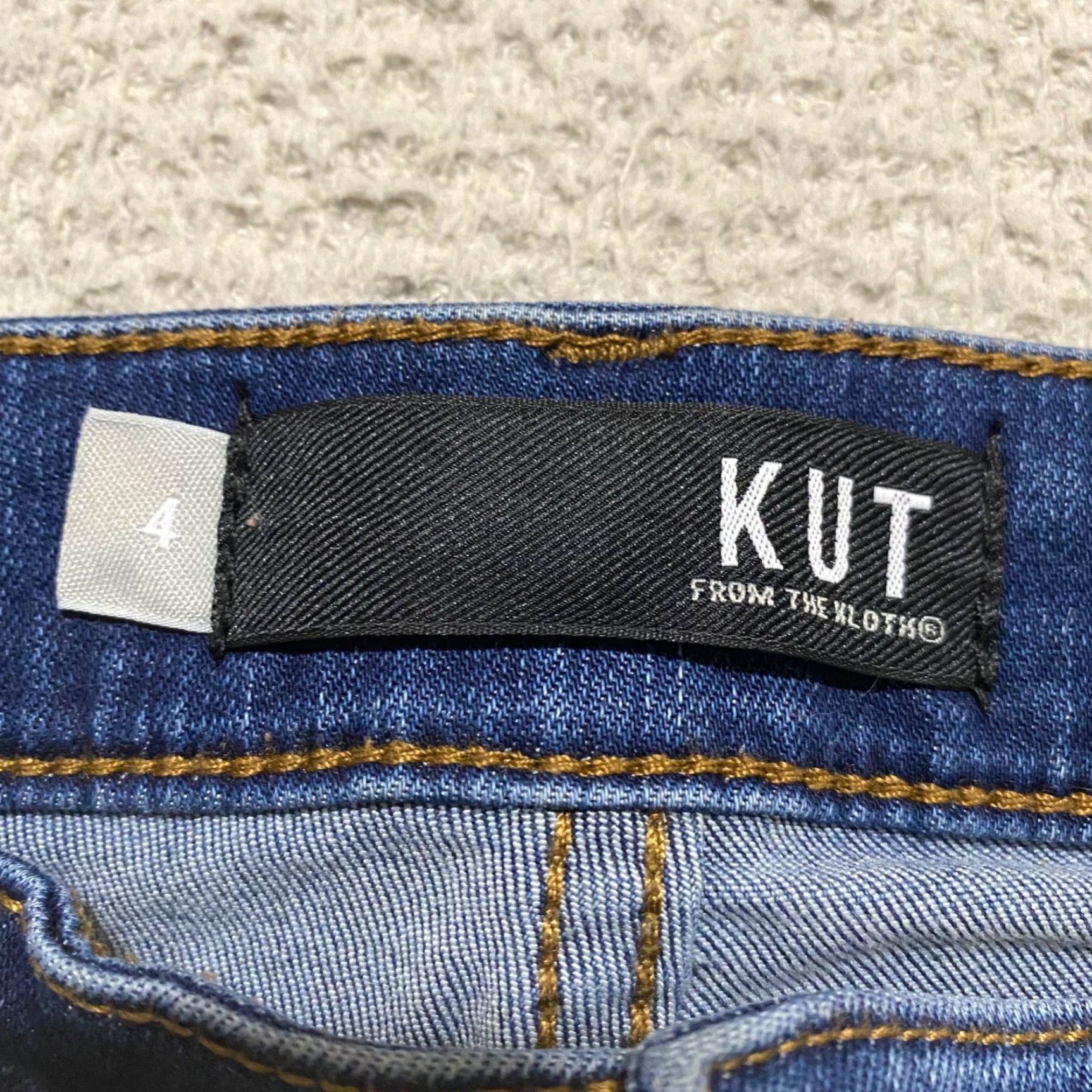Vintage VINTAGE KUT Womens Jeans Blue Denim High Rise Connie Skinny 8 Regular 27in Inseam 27in 5-Pocket Design Womens Size 30" / US 8 / IT 44 - 3 Thumbnail