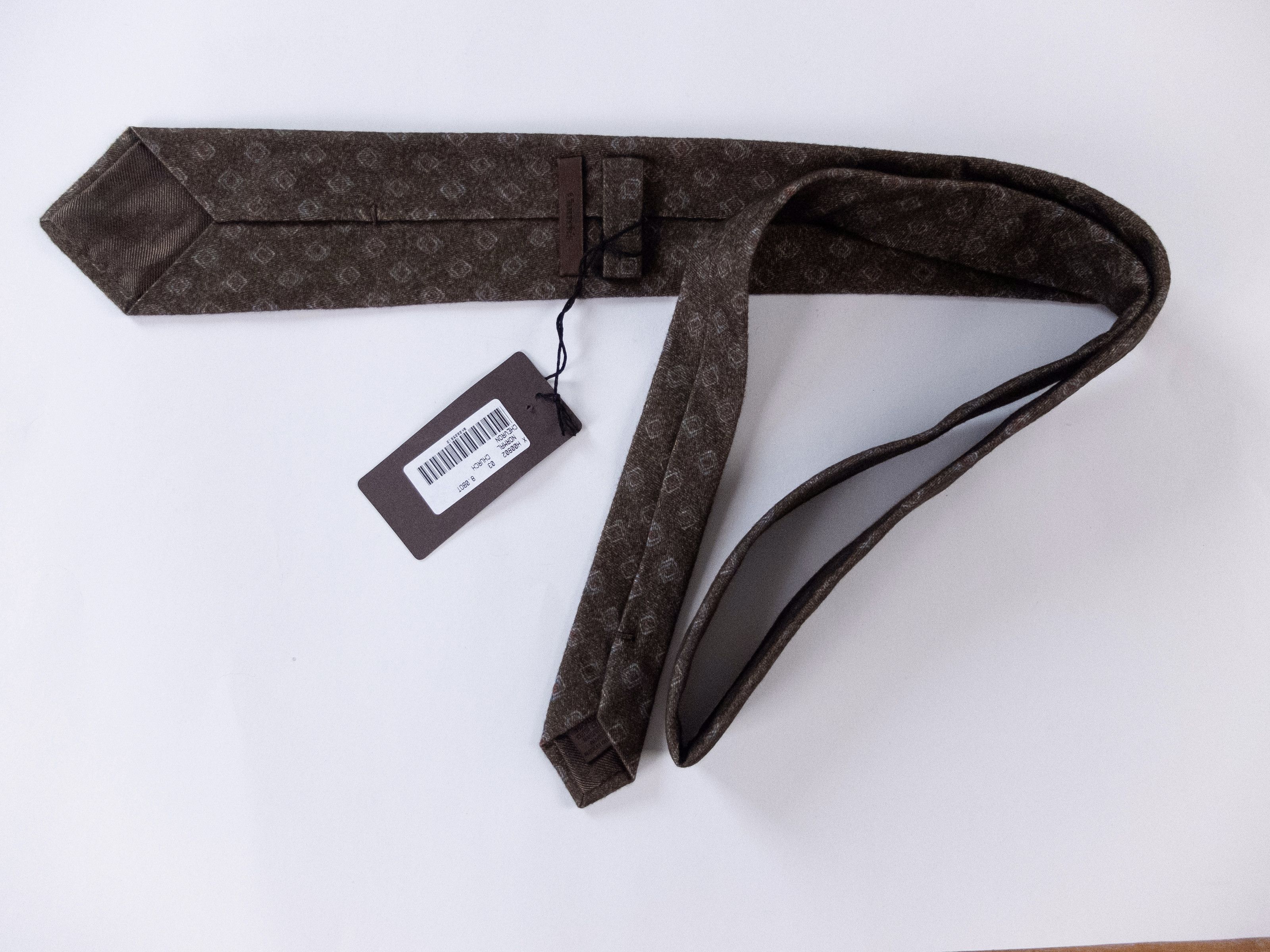 Church's CHURCH'S Churchs England brown cotton tie (feels wool) Size ONE SIZE - 3 Thumbnail