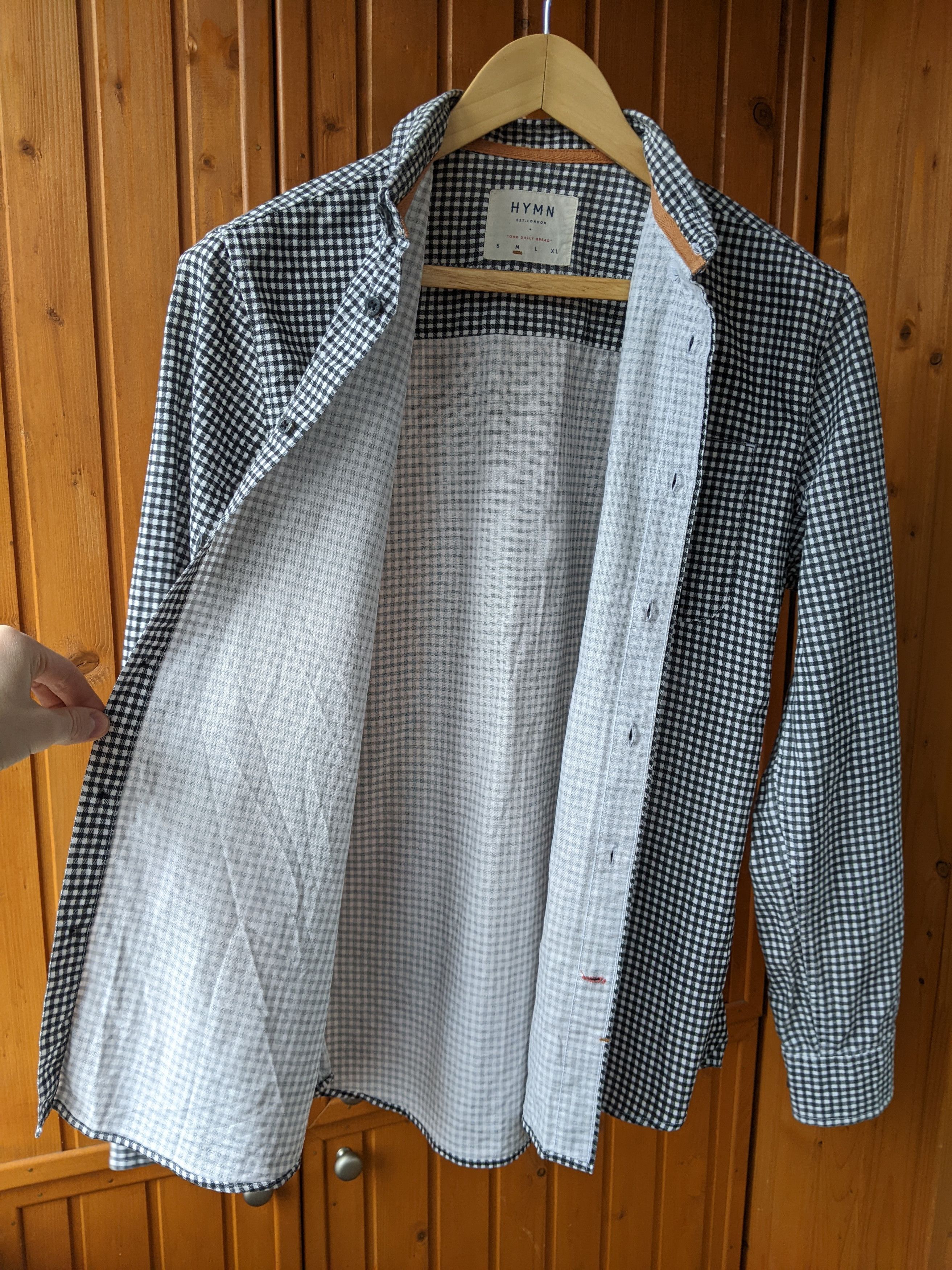 Japanese Brand HYMN London Plaid Cotton Longsleeve Shirt Size M Buzzcock Size US M / EU 48-50 / 2 - 6 Thumbnail
