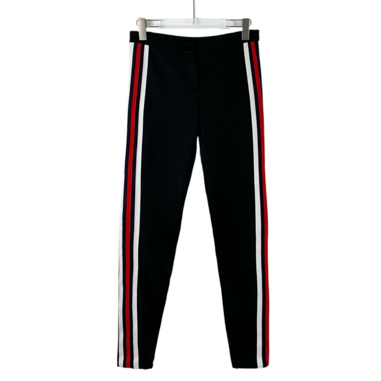 Gucci Gucci Black Side Striped Casual Pants With Red & White Strip Size 34" / US 12 / IT 48 - 1 Thumbnail
