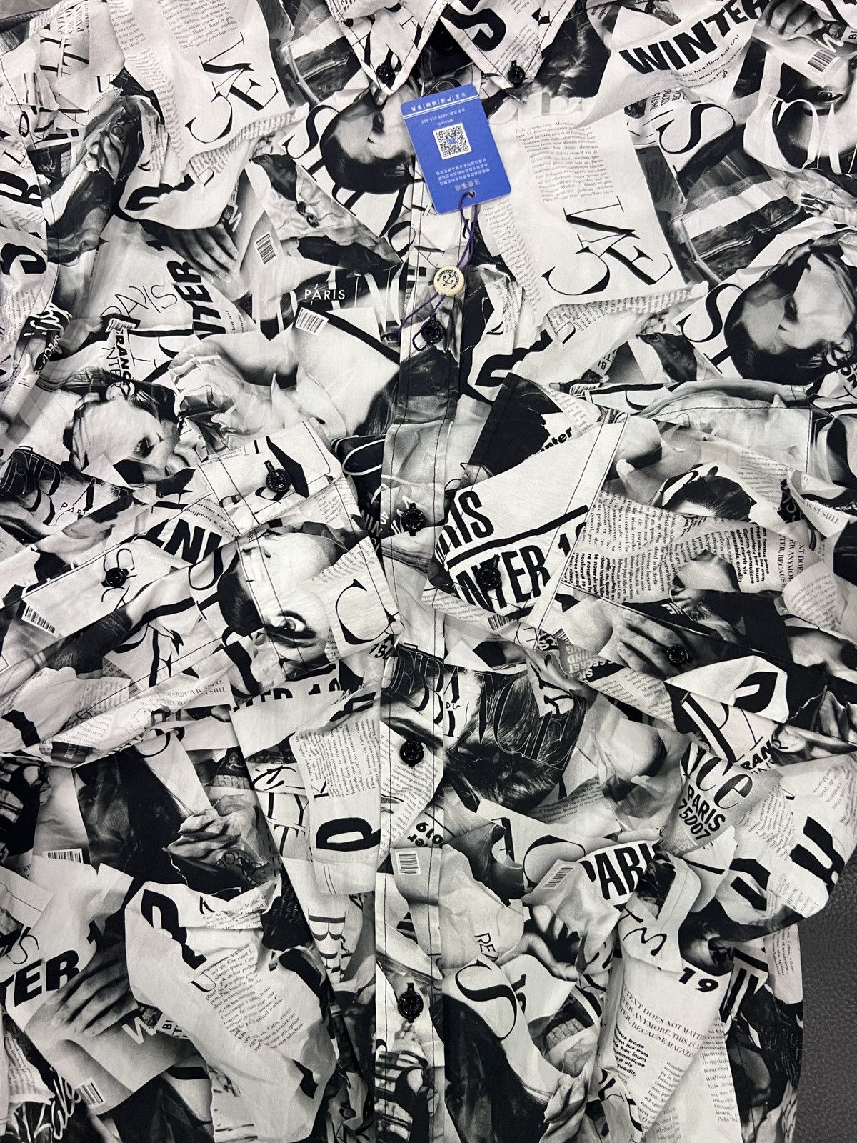 Balenciaga Balenciaga SS19 Magazine Poster Shirt Size US XS / EU 42 / 0 - 10 Thumbnail