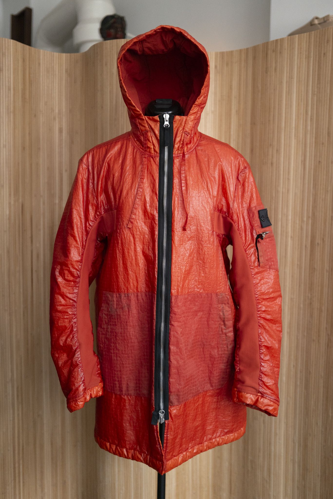 image of Stone Island Shadow Project Stone Island Dual Grid Nylon in Red, Men's (Size XL)