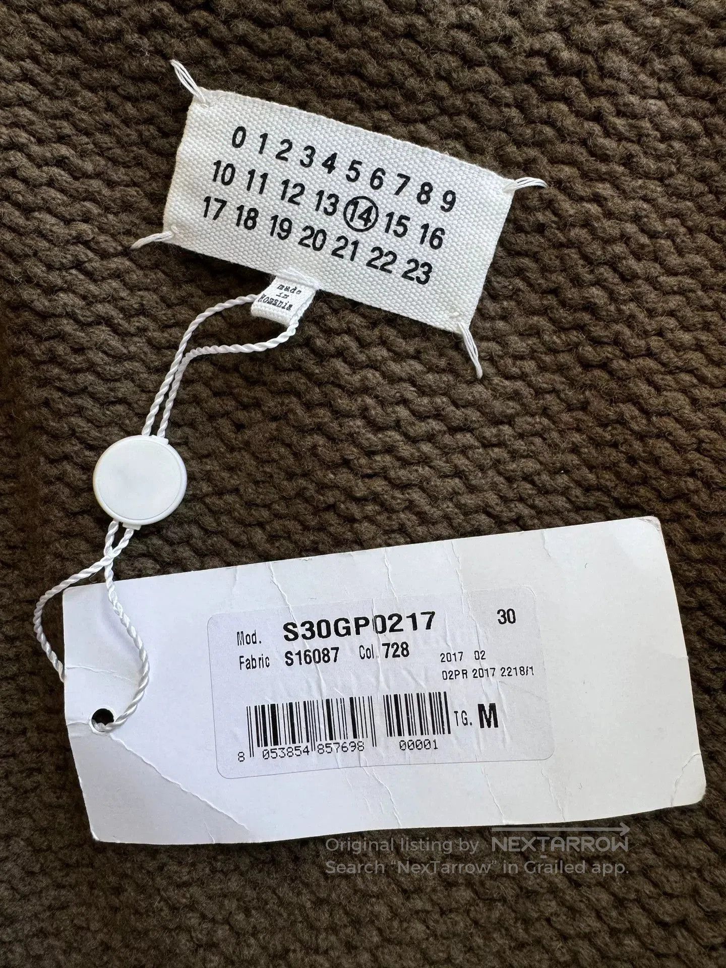 Maison Margiela Maison Margiela Wool Zip Jacket. Size US M / EU 48-50 / 2 - 4 Thumbnail