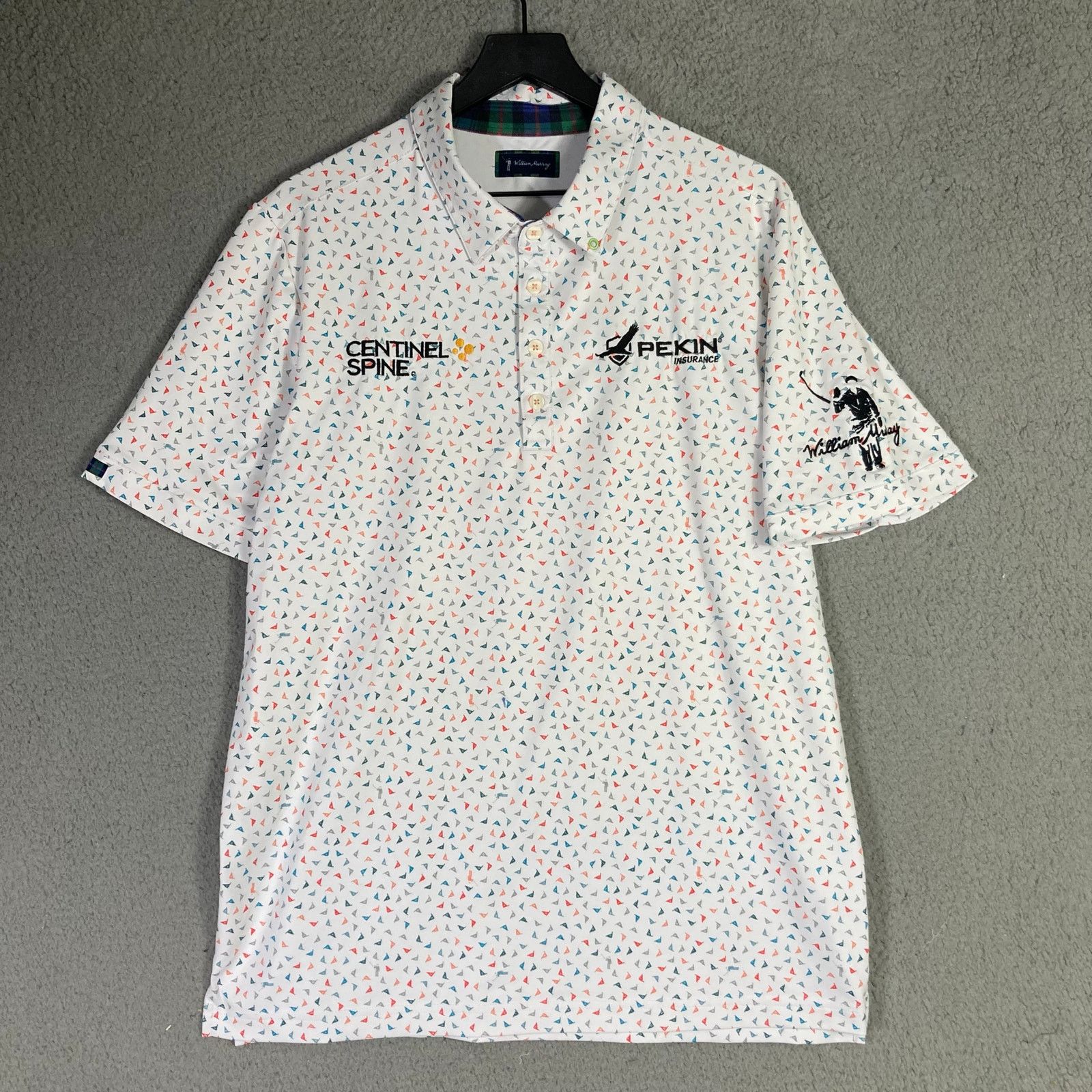Other Men's Golf Polo Shirt L Multicolor Geometric Short Sleeve Size US L / EU 52-54 / 3 - 9 Thumbnail