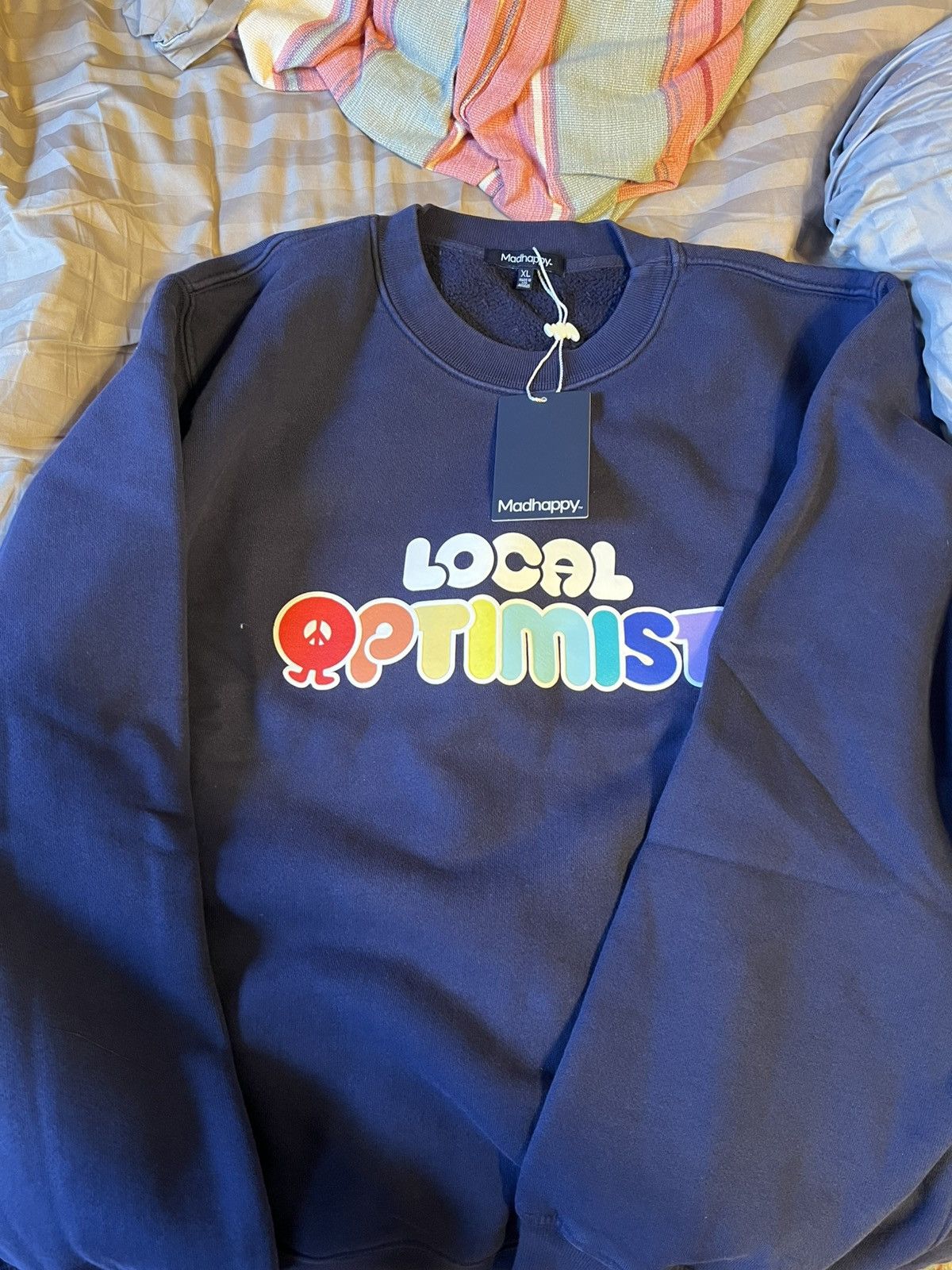 Madhappy Madhappy Local Optimist Crewneck Size US XL / EU 56 / 4 - 2 Thumbnail