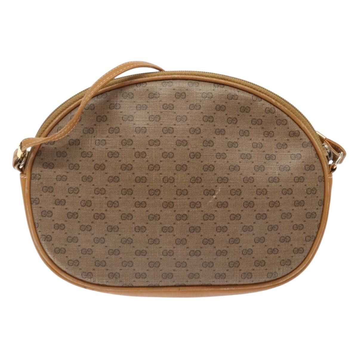 Gucci GUCCI Micro GG Supreme Shoulder Bag Pvc Beige Gold 007 084 Size ONE SIZE - 3 Thumbnail