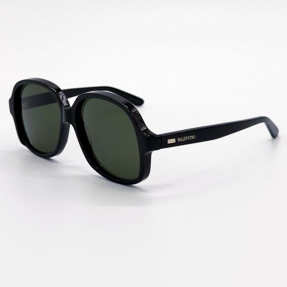 Valentino NEW VALENTINO SUNGLASSES VLS-177A BLACK GREEN WOMEN EYEWEAR Size ONE SIZE - 5 Thumbnail