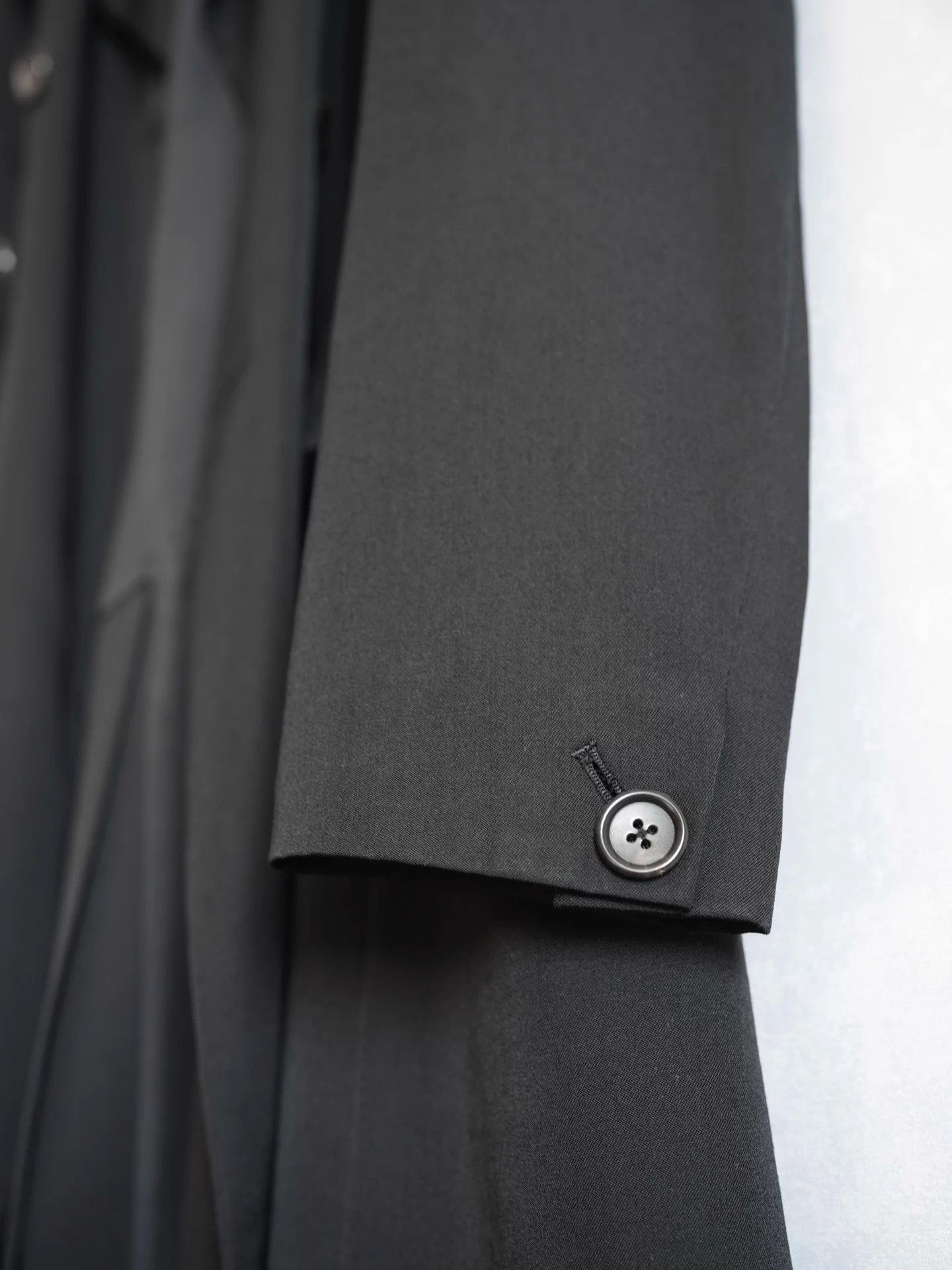 Yohji Yamamoto Yohji Yamamoto 11AW Black Double-Breasted Coat Sample Size US M / EU 48-50 / 2 - 7 Thumbnail