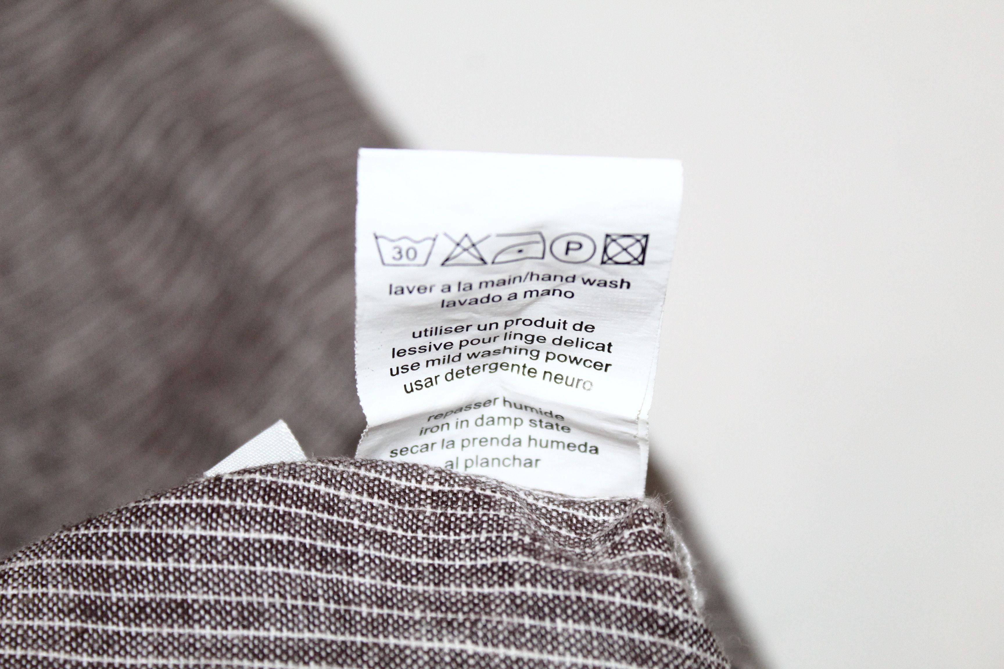 Japanese Brand Rare VTG🔥 ANIMALE Hickory Linen Cotton Asymmetric Skirt Size 30" / US 8 / IT 44 - 10 Thumbnail
