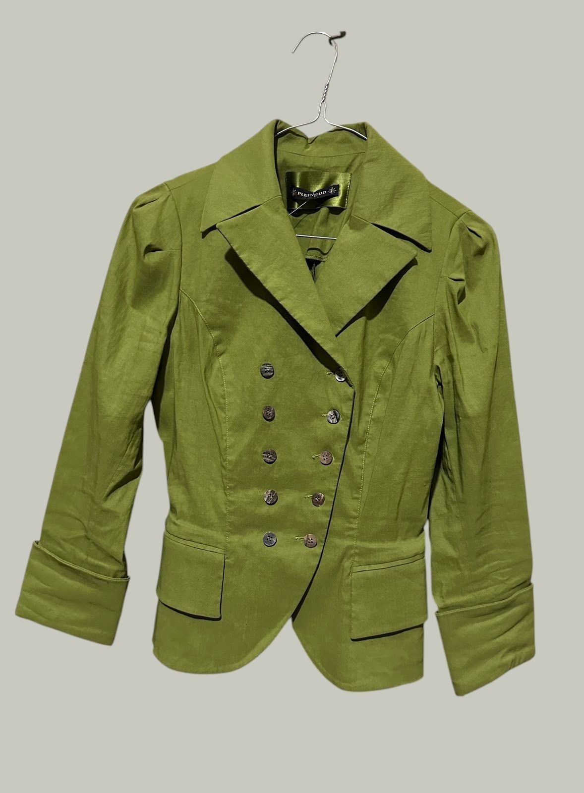 plein sud Green linen blazer Size M / US 6-8 / IT 42-44 - 1 Thumbnail
