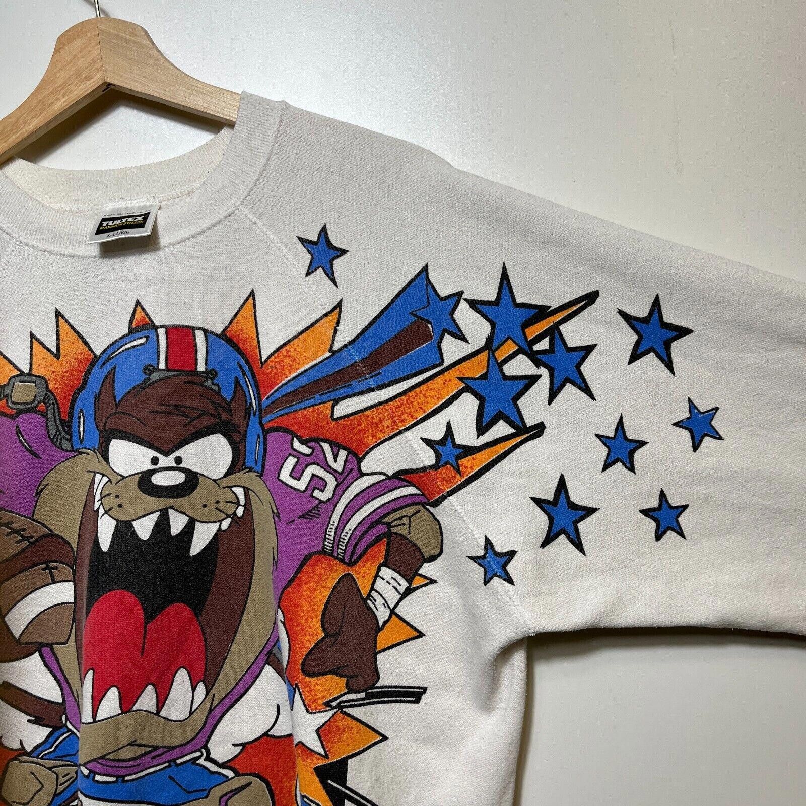 Tultex × Vintage Vintage 90s Freeze Looney Tunes Taz Sweatshirt XL Size US XL / EU 56 / 4 - 8 Thumbnail