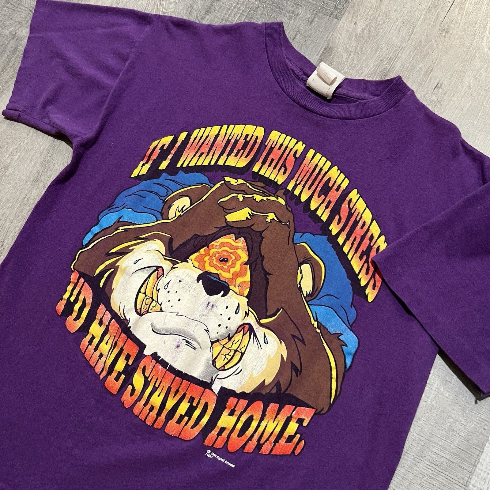 Vintage VTG If I Wanted This Much Stress I'd Have Stayed Home Shirt Size US M / EU 48-50 / 2 - 3 Thumbnail